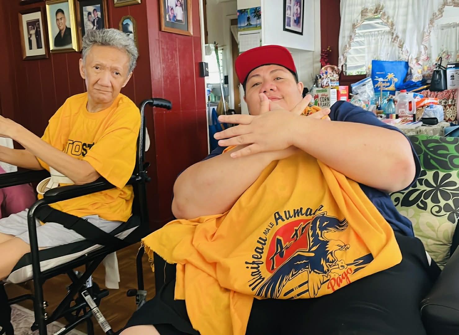 Two people sitting in chairs