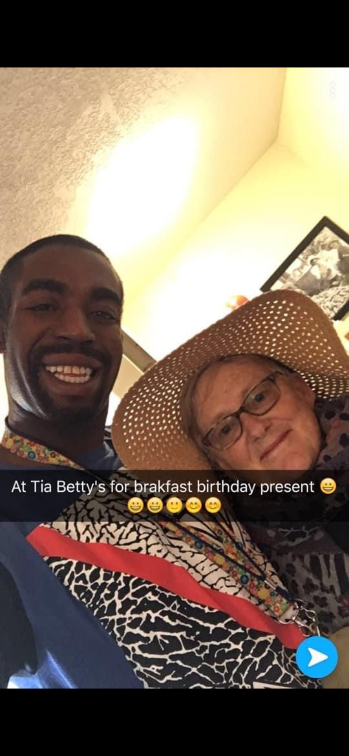 A man and woman taking a selfie