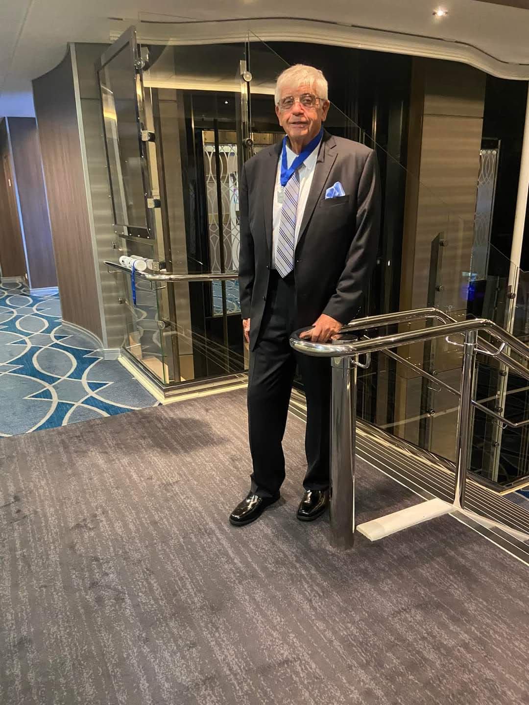 A man standing in a room
