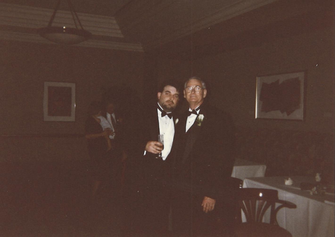 A couple of men in suits