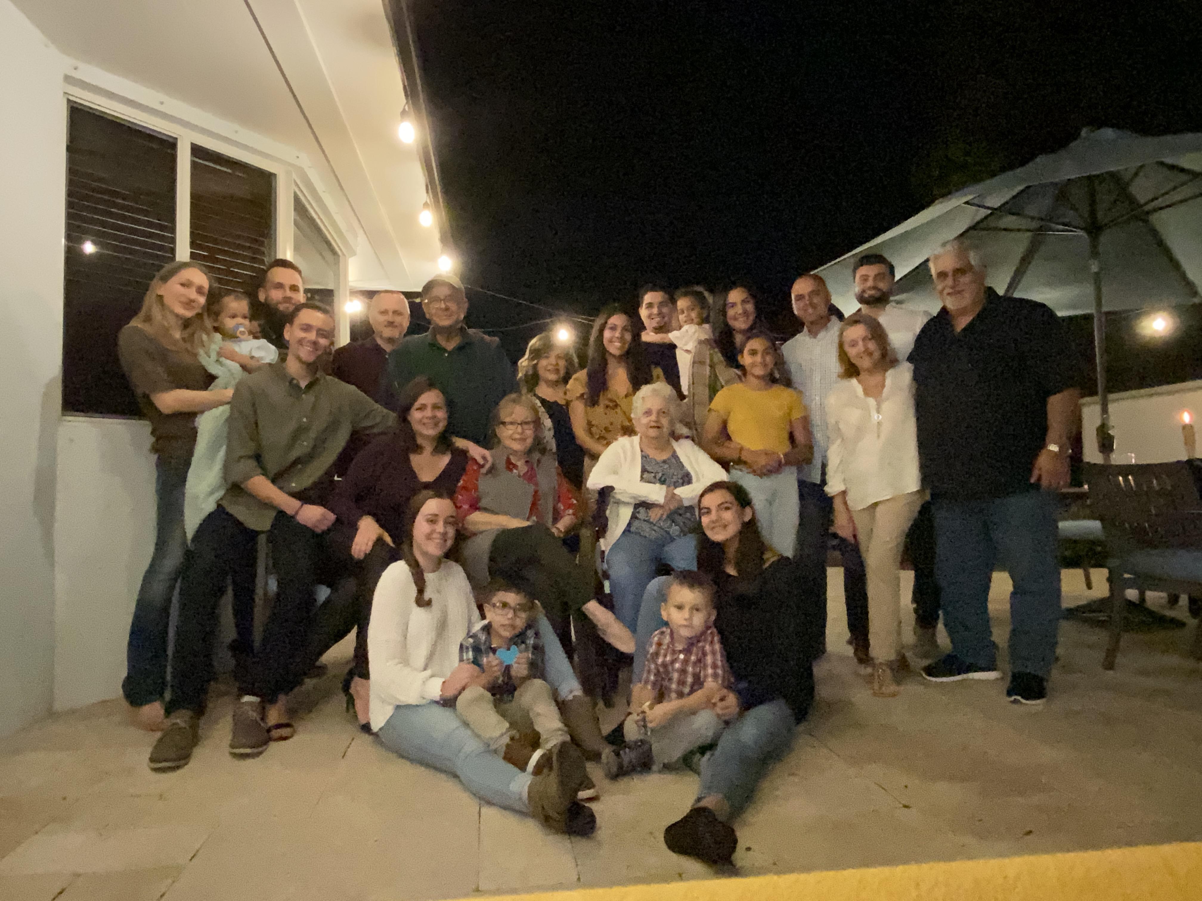 A group of people posing for a photo