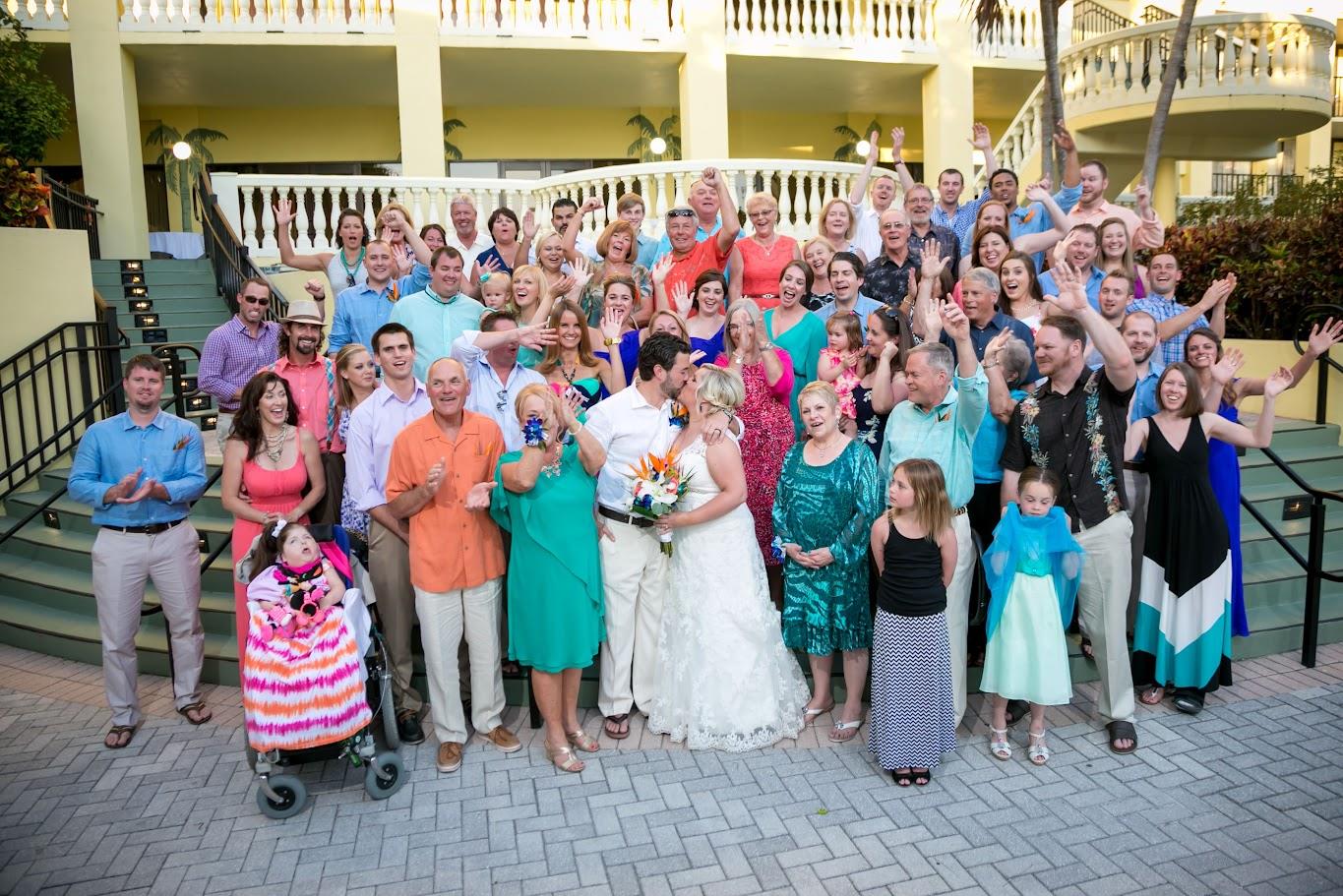 A group of people posing for a photo