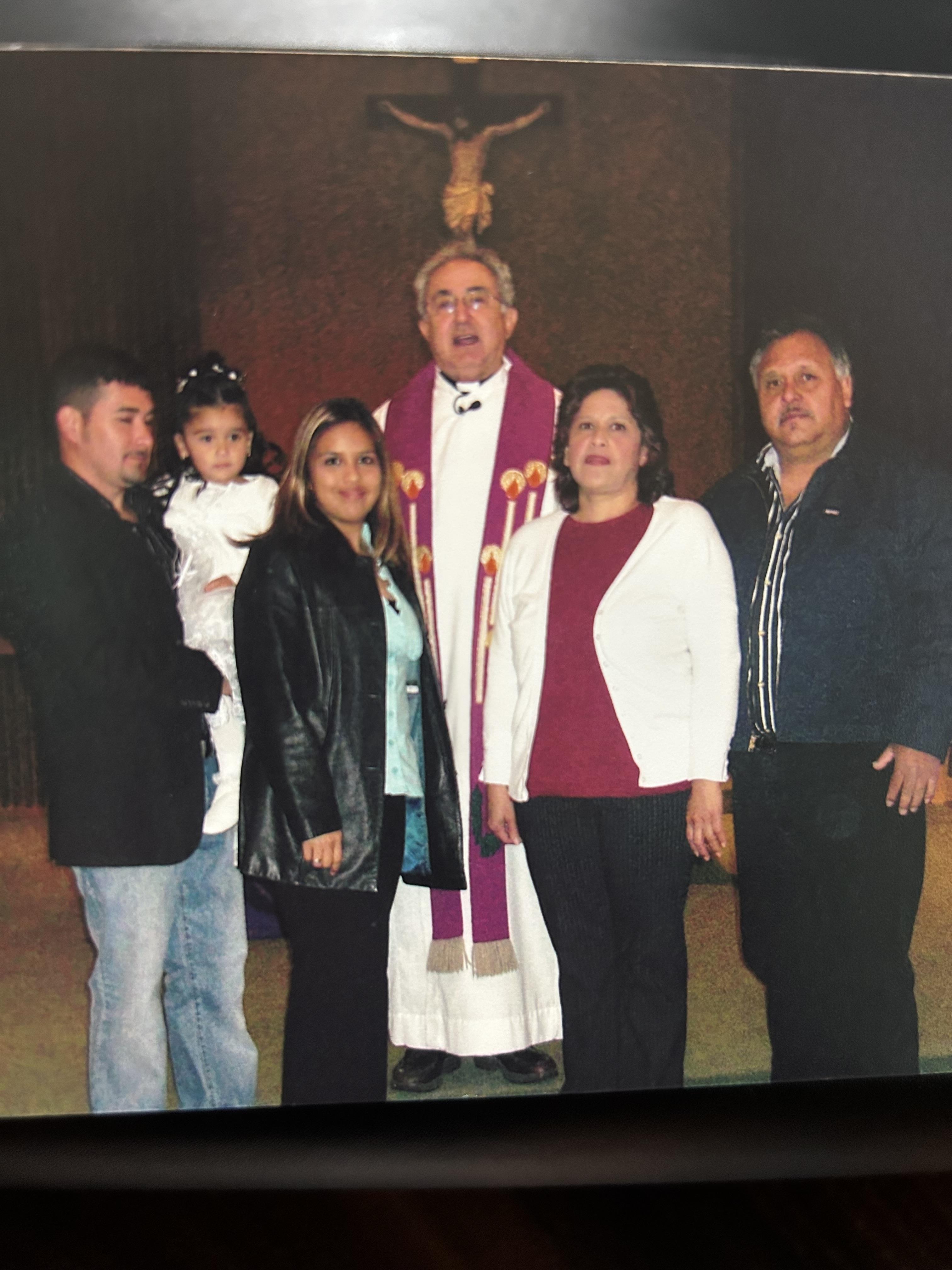 A group of people standing together