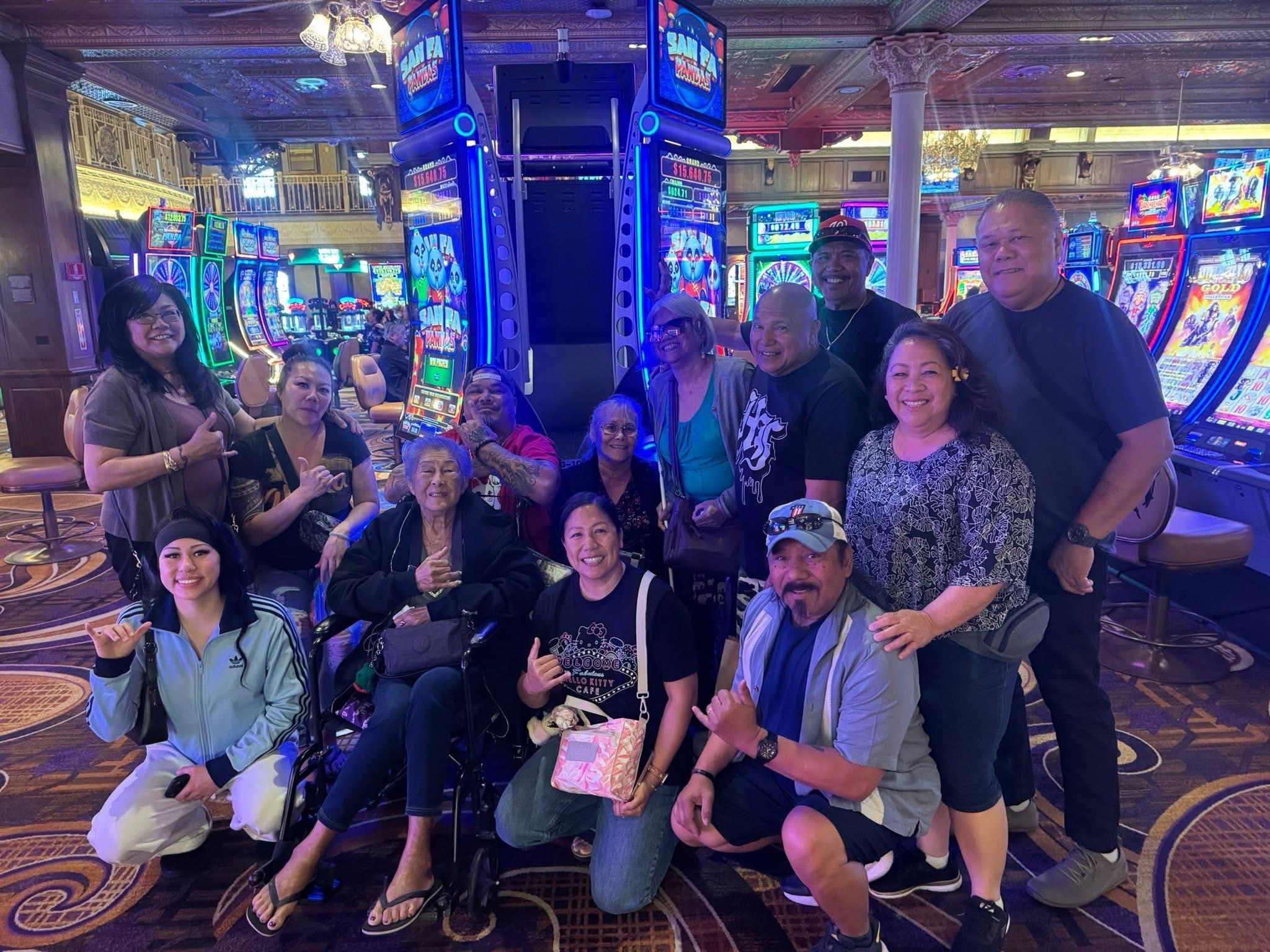 A group of people posing for a photo