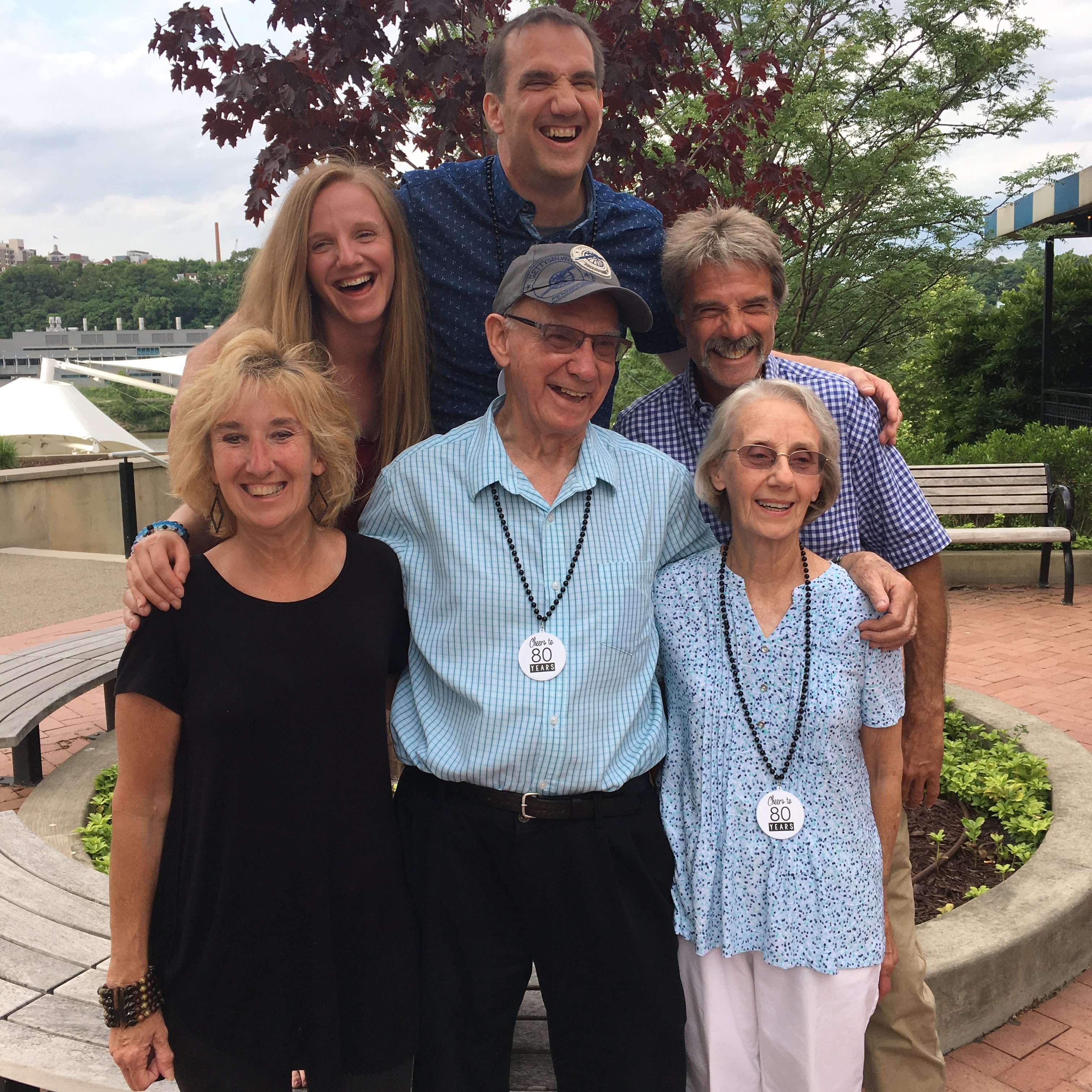 A group of people posing for a photo