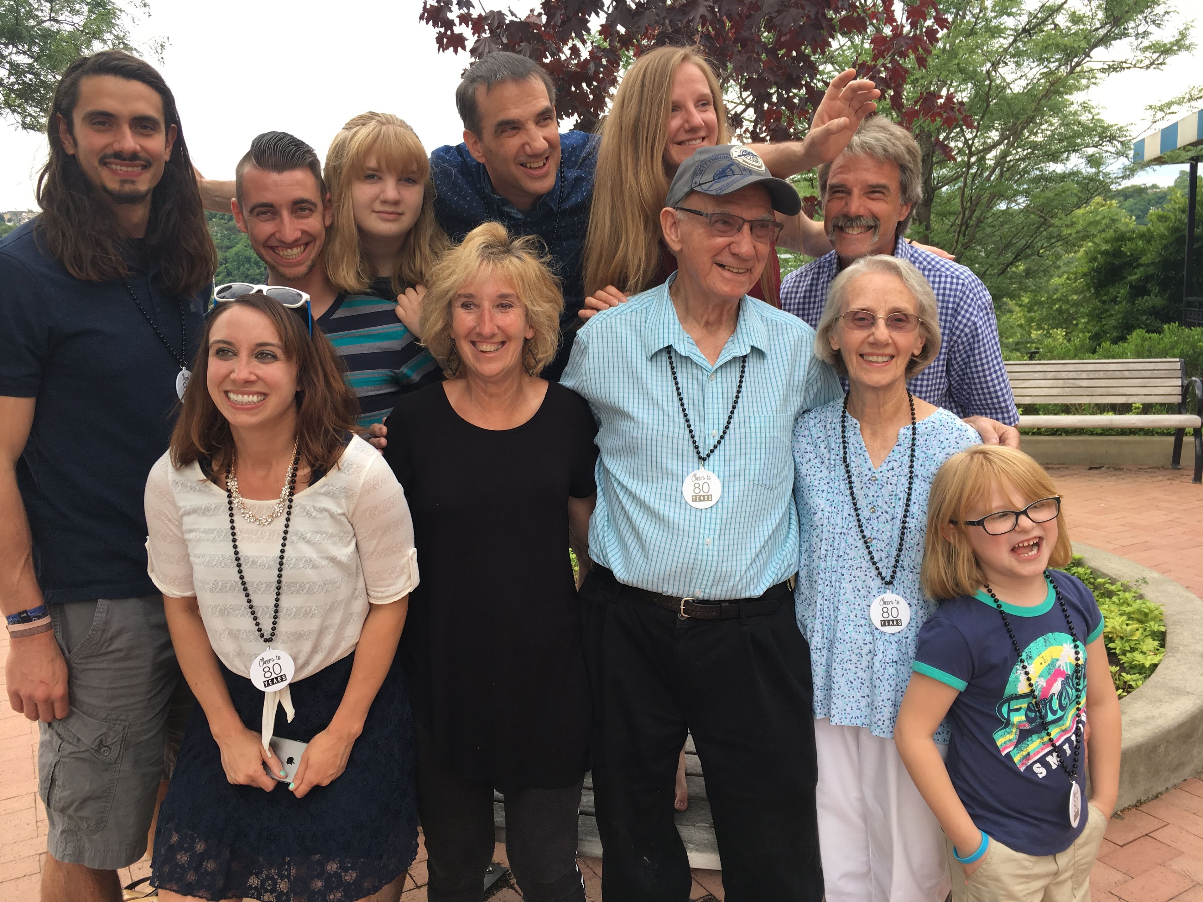 A group of people posing for a photo