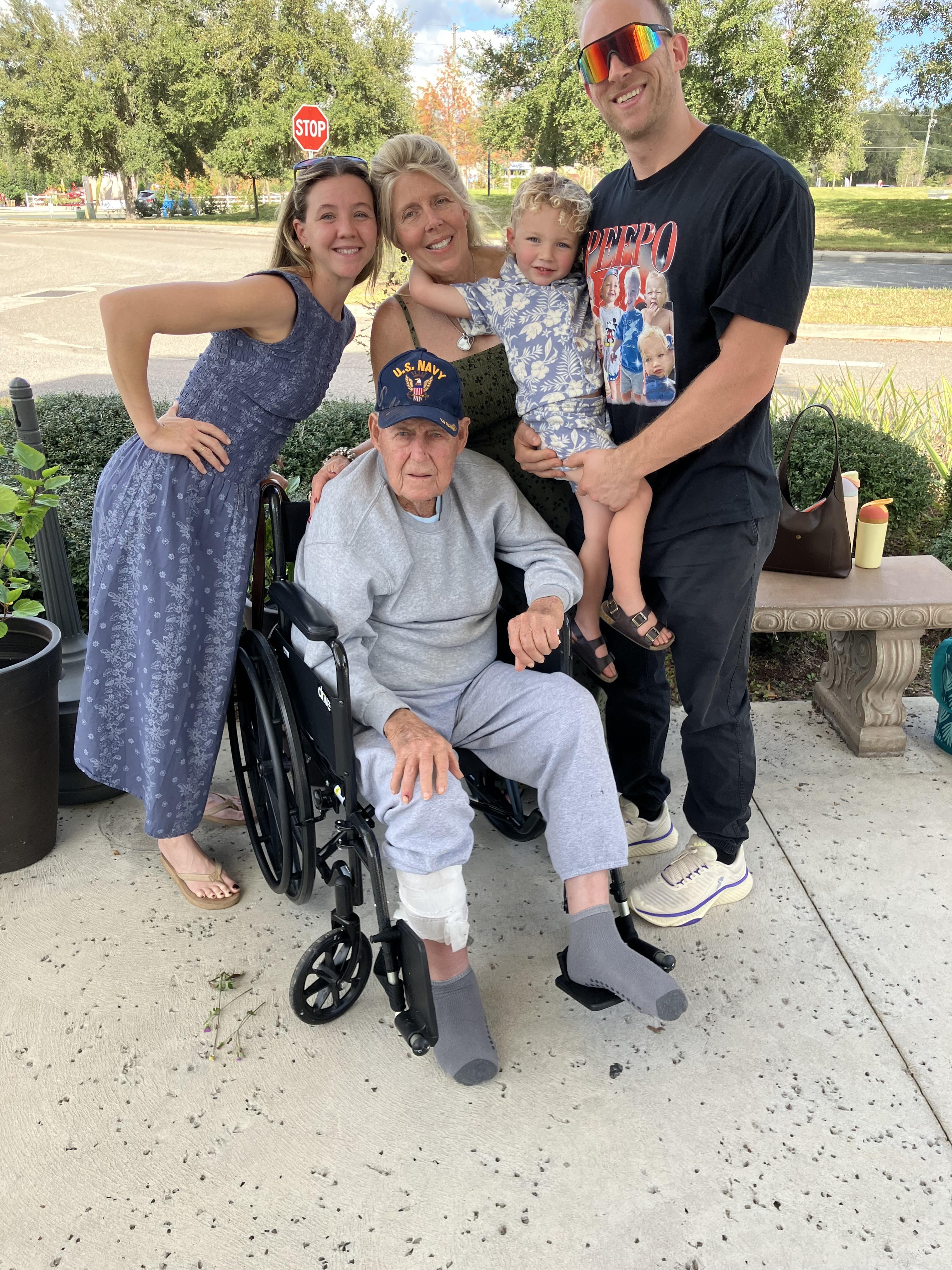 A group of people posing for a photo