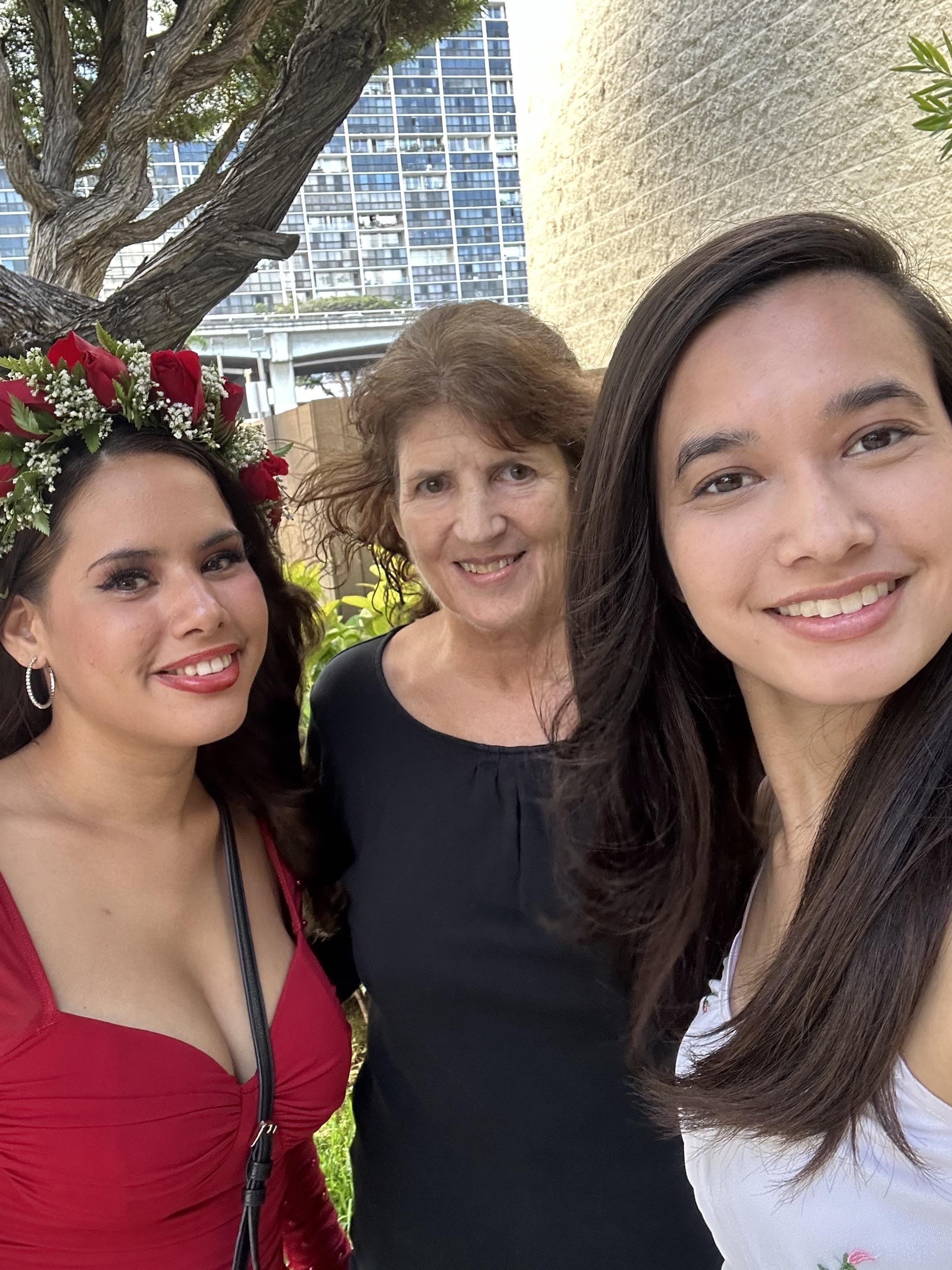 A group of women posing for a selfie