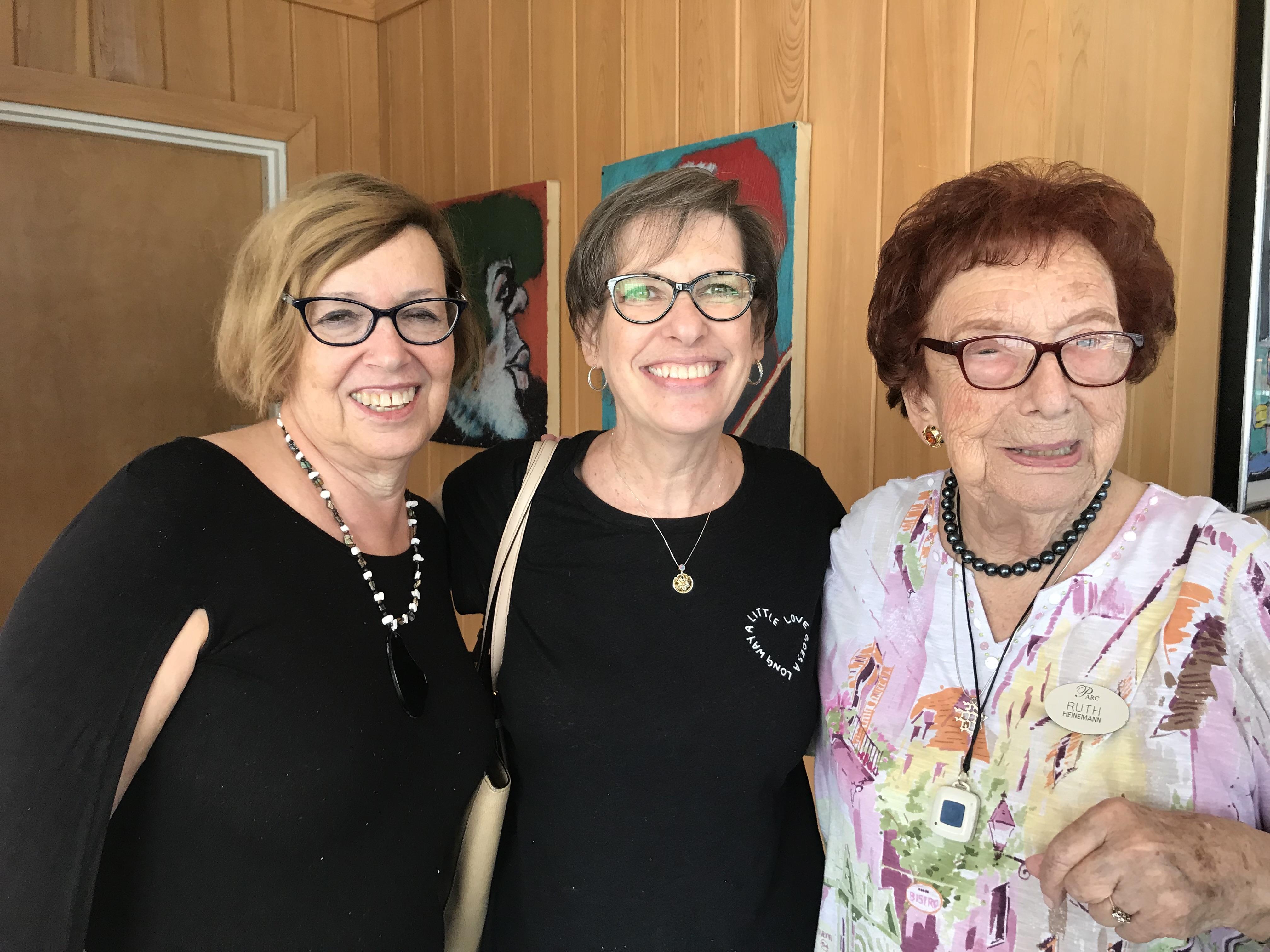 A group of women posing for a picture