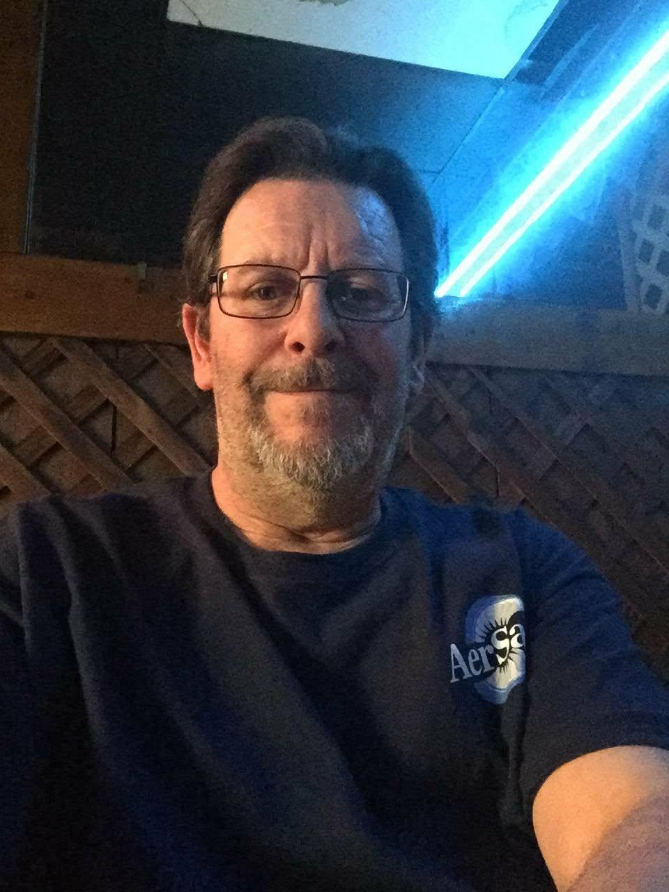 A man taking a selfie