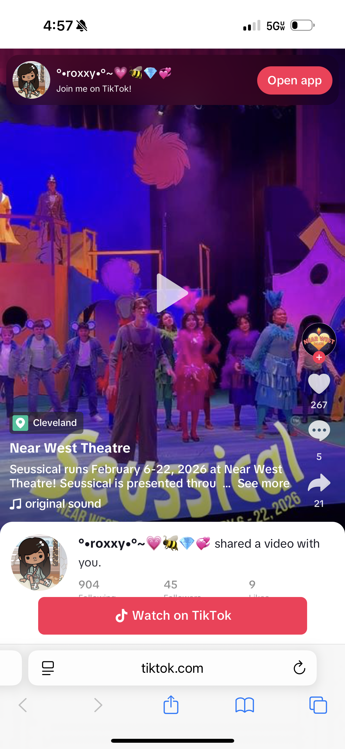 A screenshot of a video