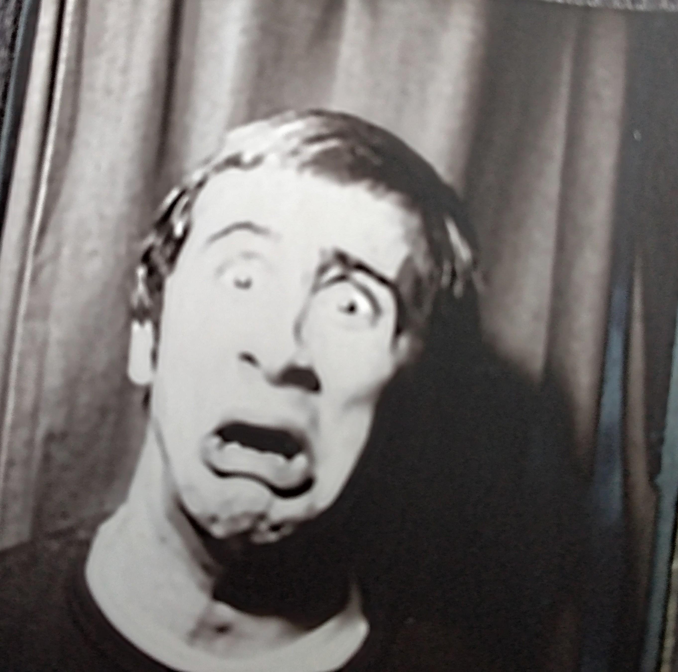A man making a face for the camera