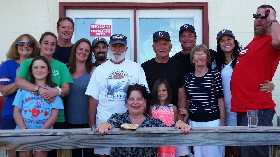 A group of people standing together