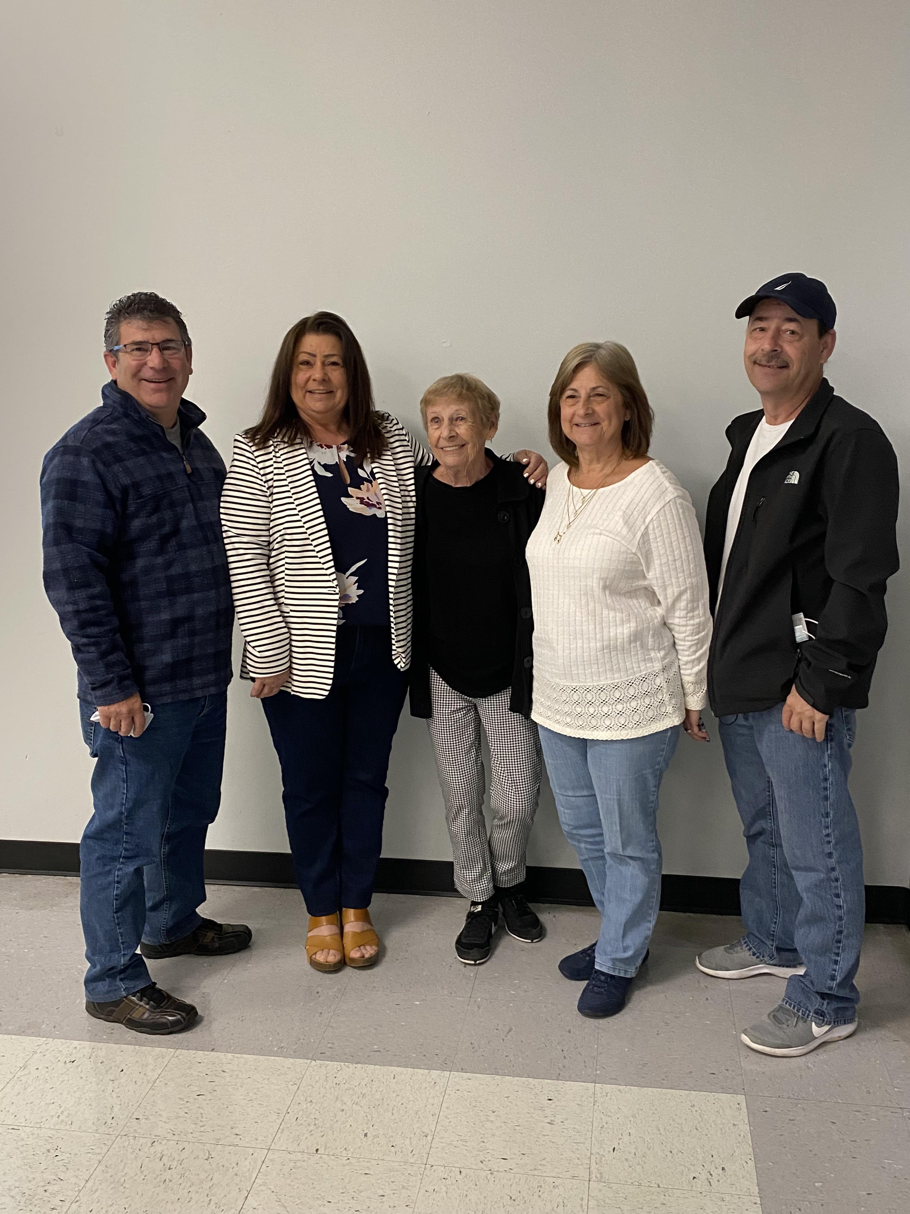 A group of people standing together