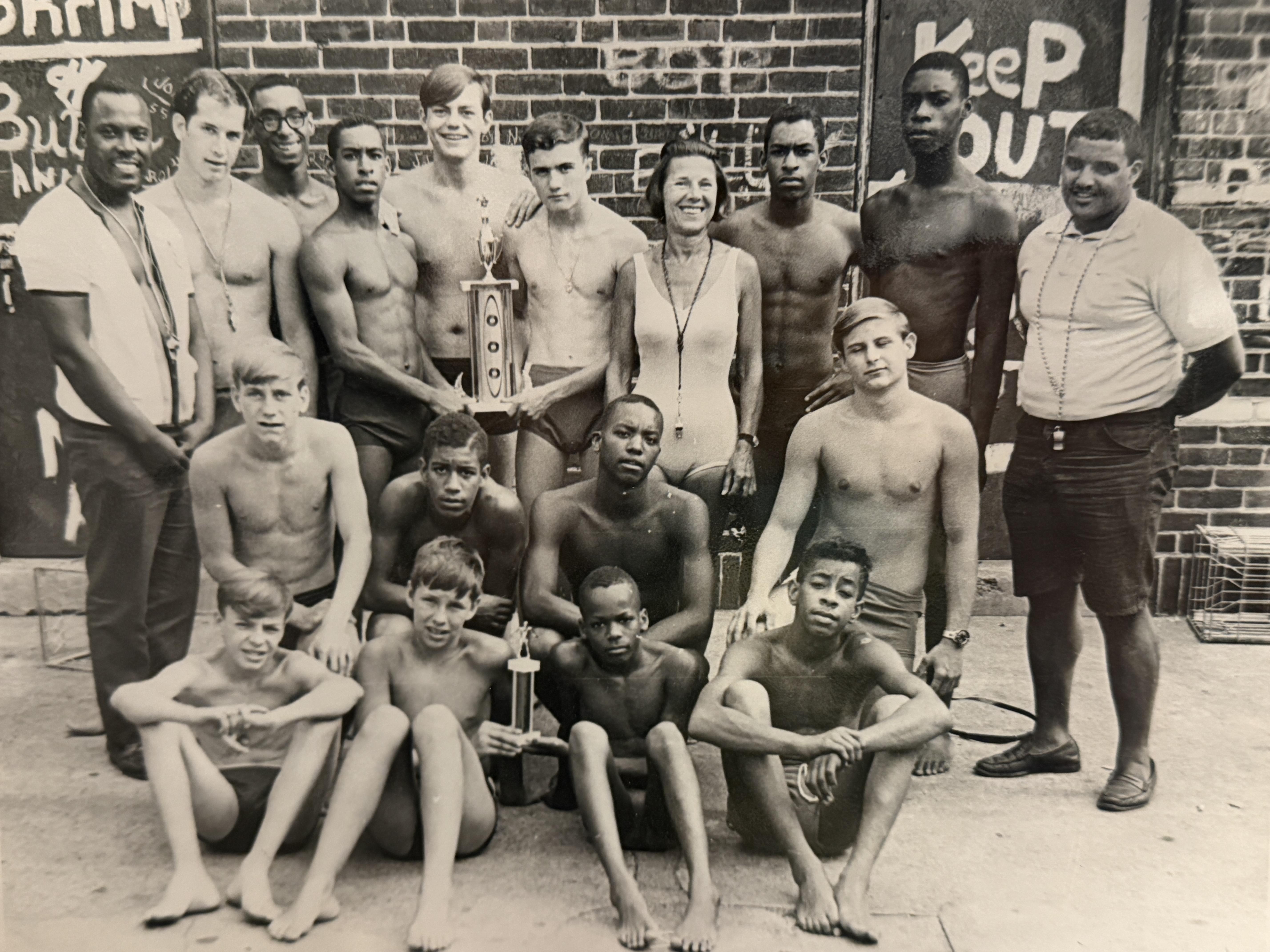 A group of people posing for a photo