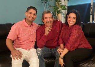 A group of people sitting on a couch