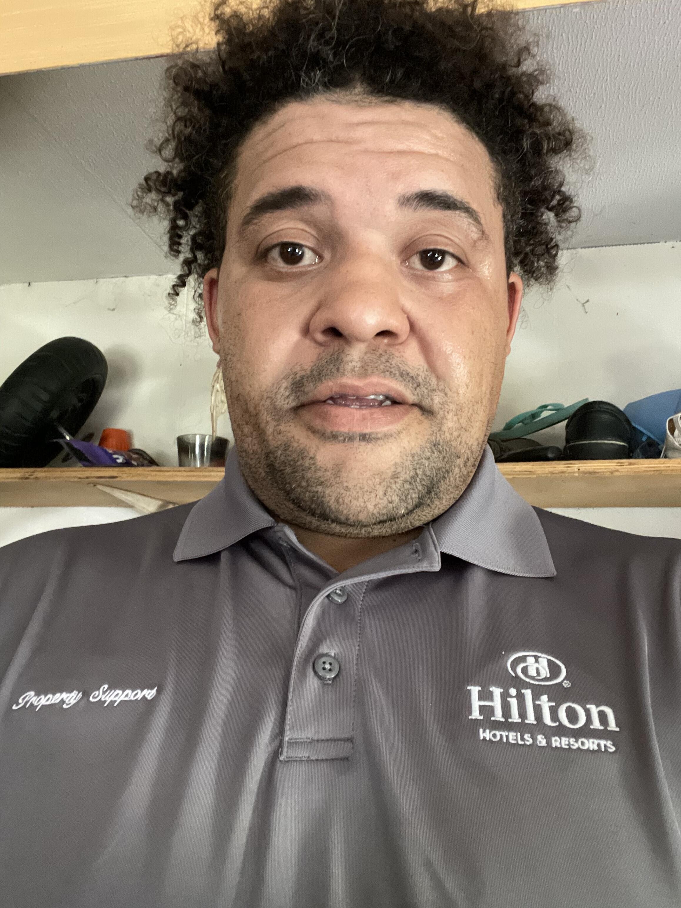 A man taking a selfie