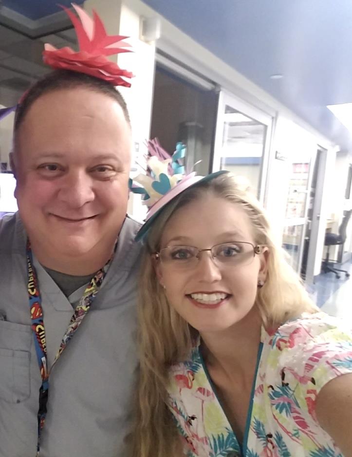 A man and woman taking a selfie