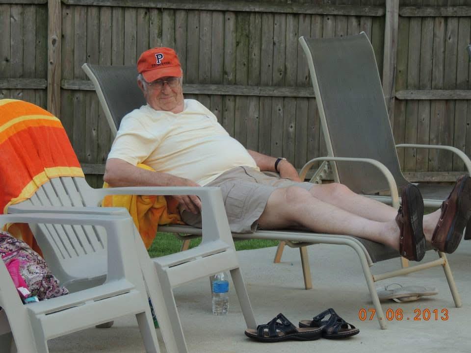 A man sitting in a chair