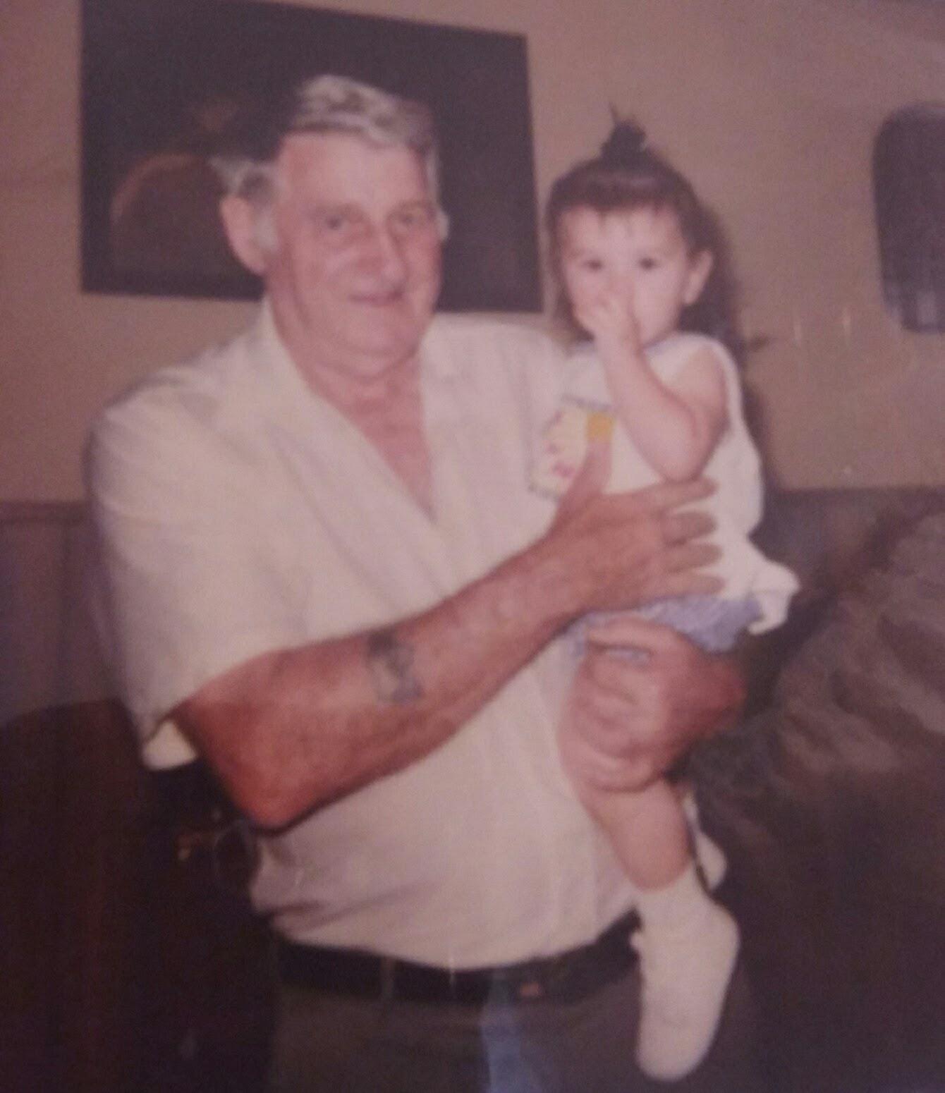 A man holding a baby