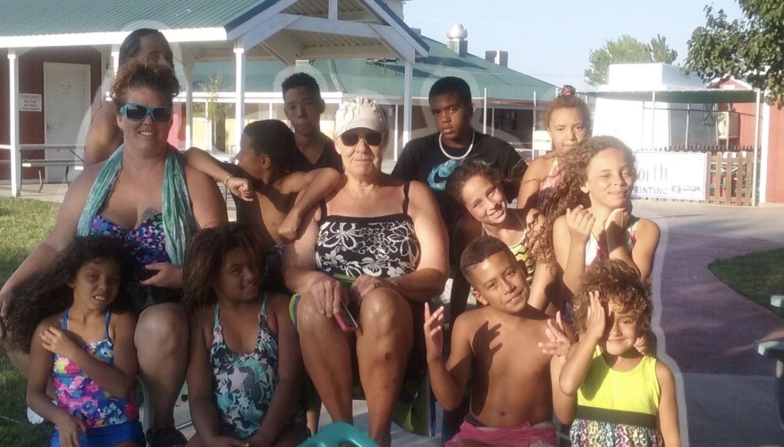 A group of people posing for a photo