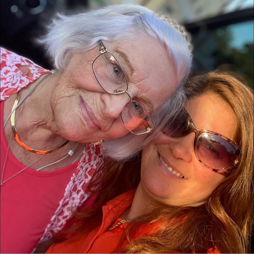 Two women taking a selfie
