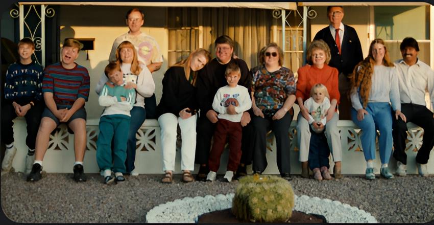 A group of people posing for a photo