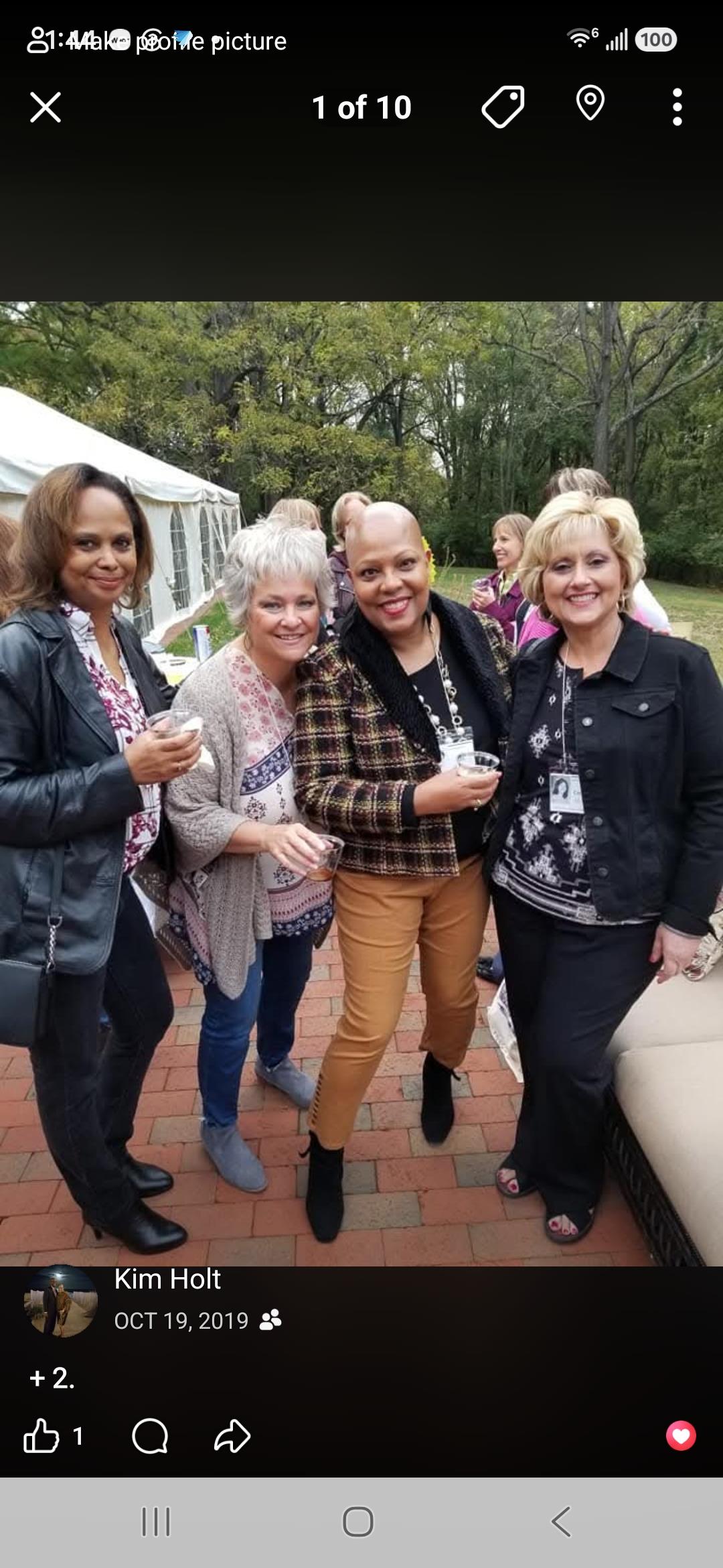 A group of women posing for a photo