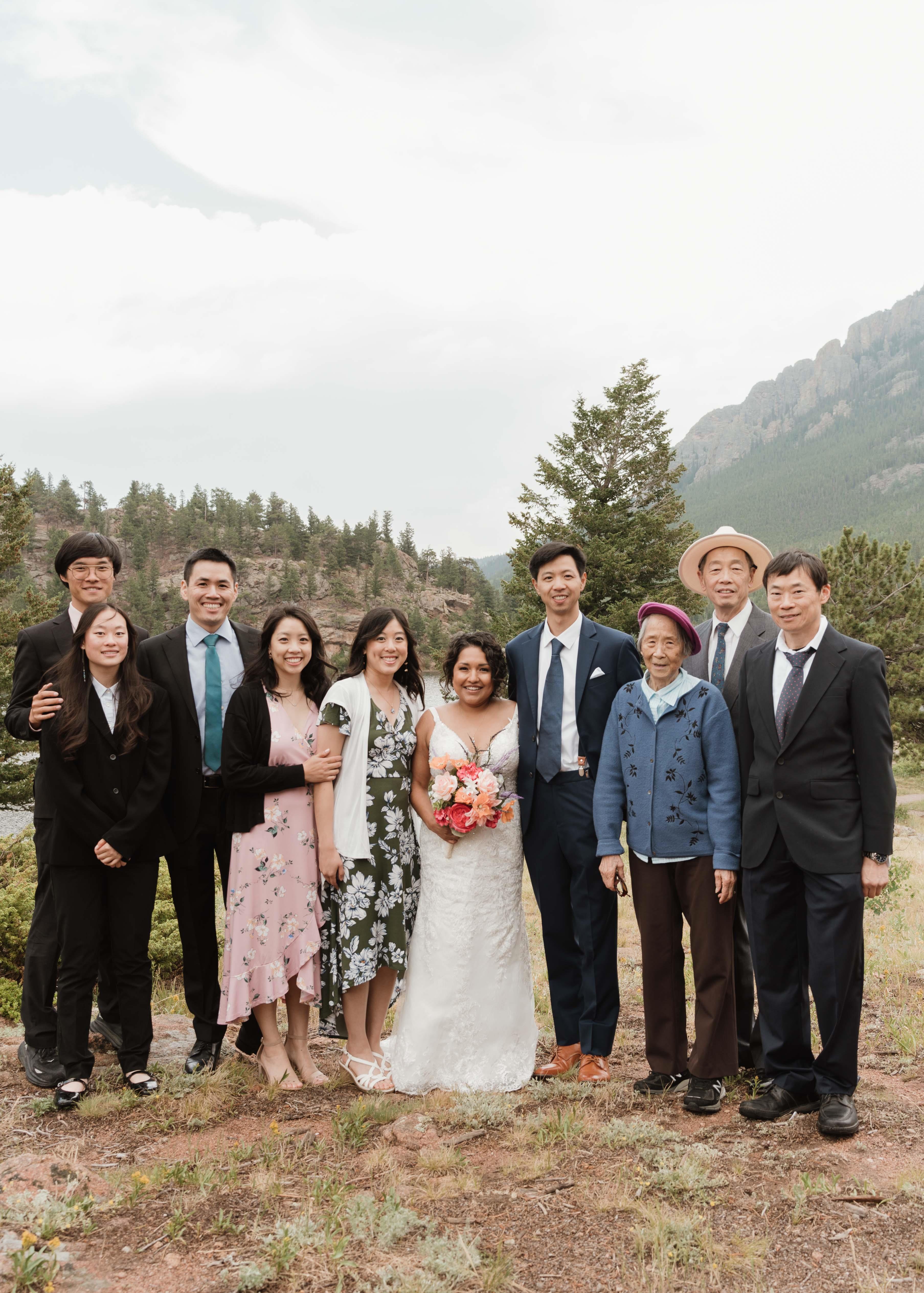 A group of people posing for a photo