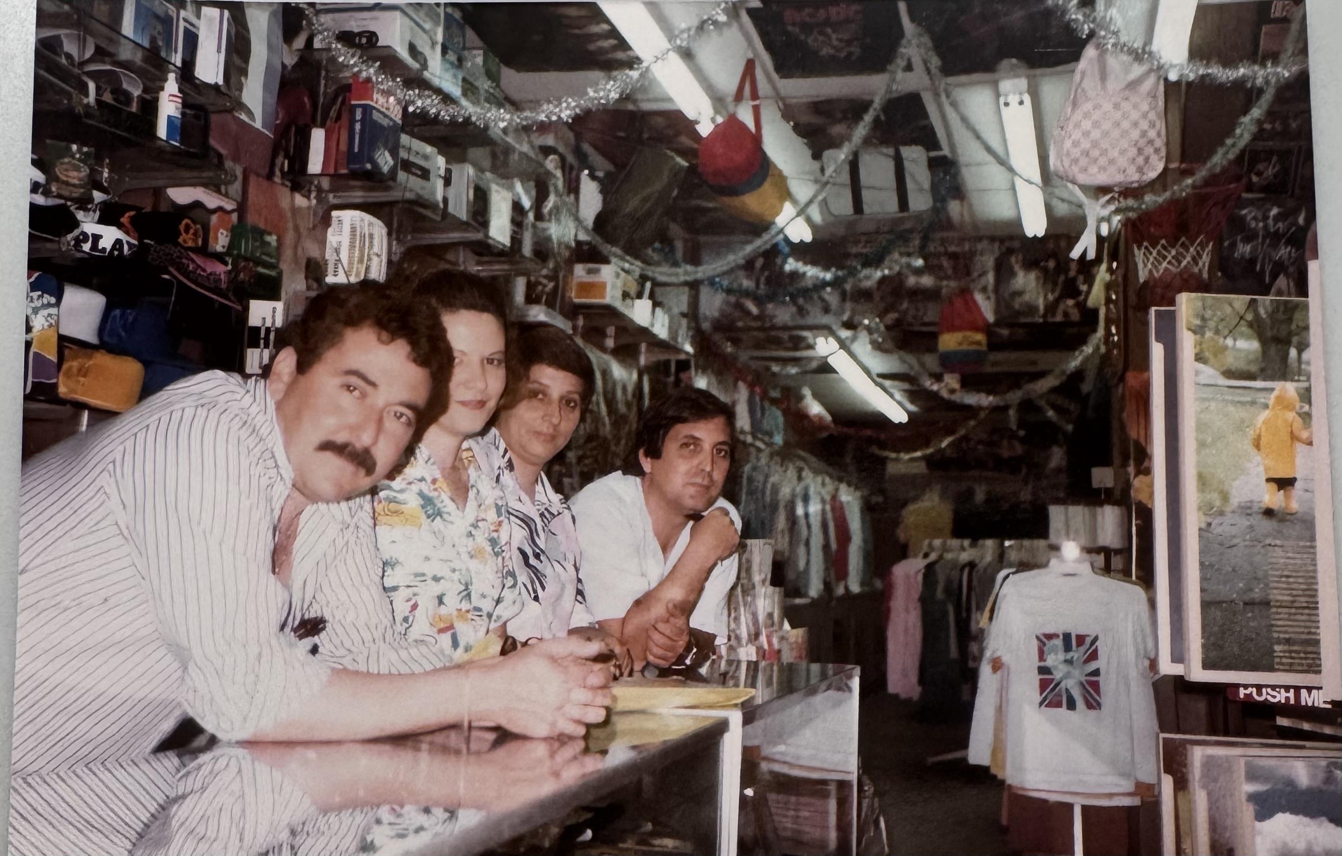 A group of people sitting at a table