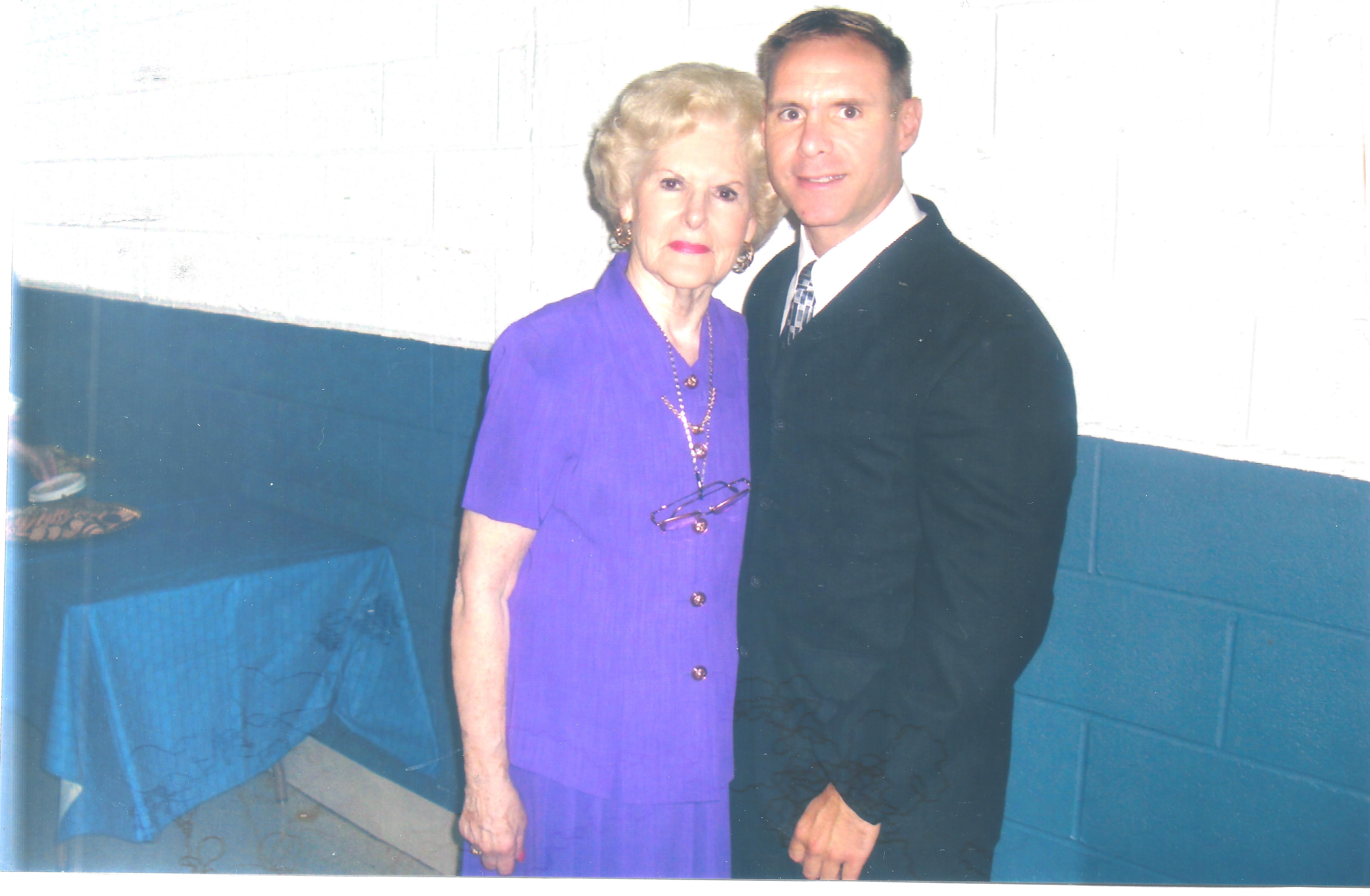 A man and woman posing for a picture