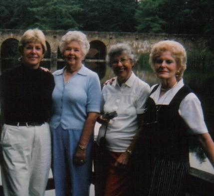 A group of older women standing together