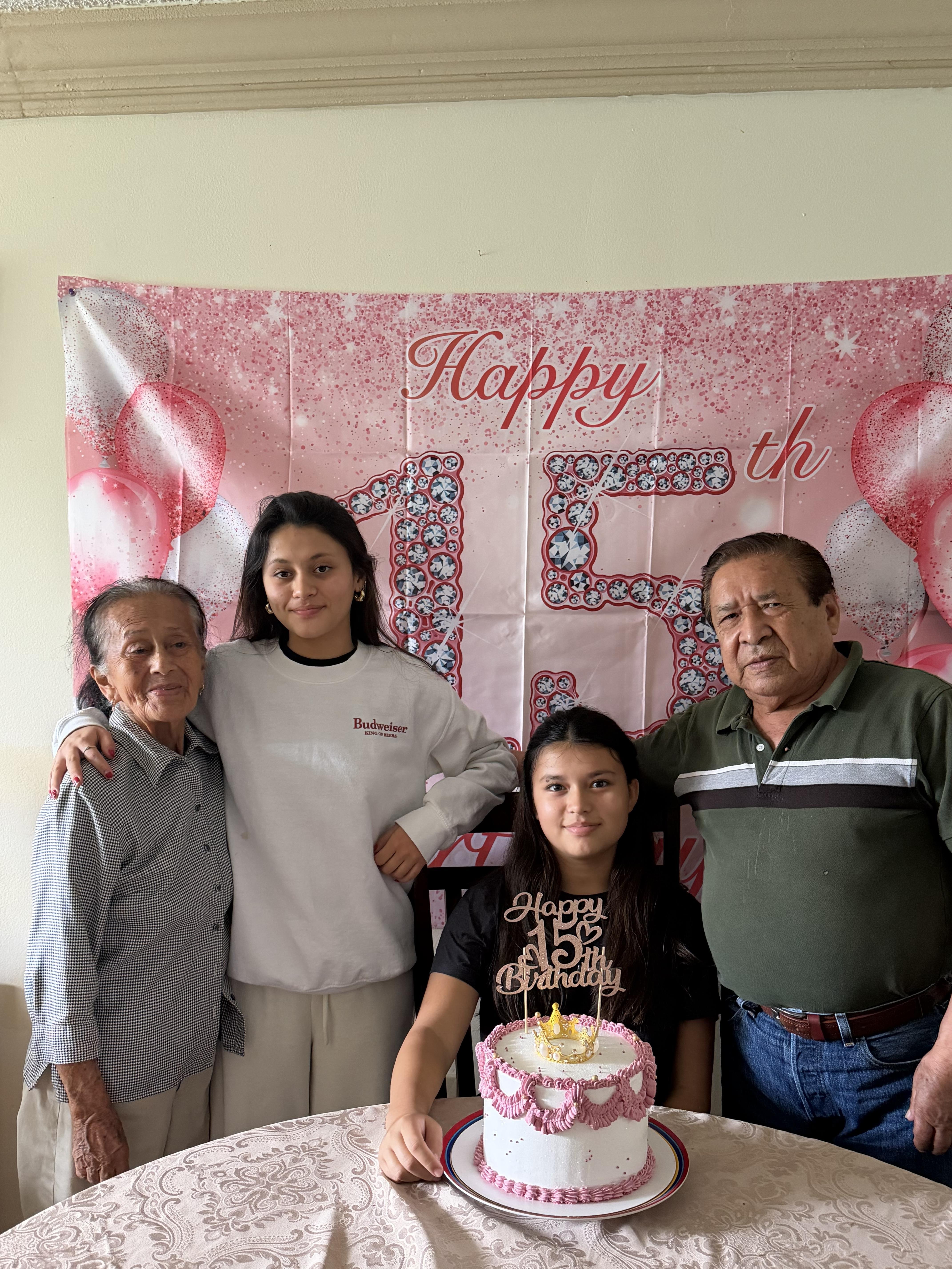 A group of people posing for a photo