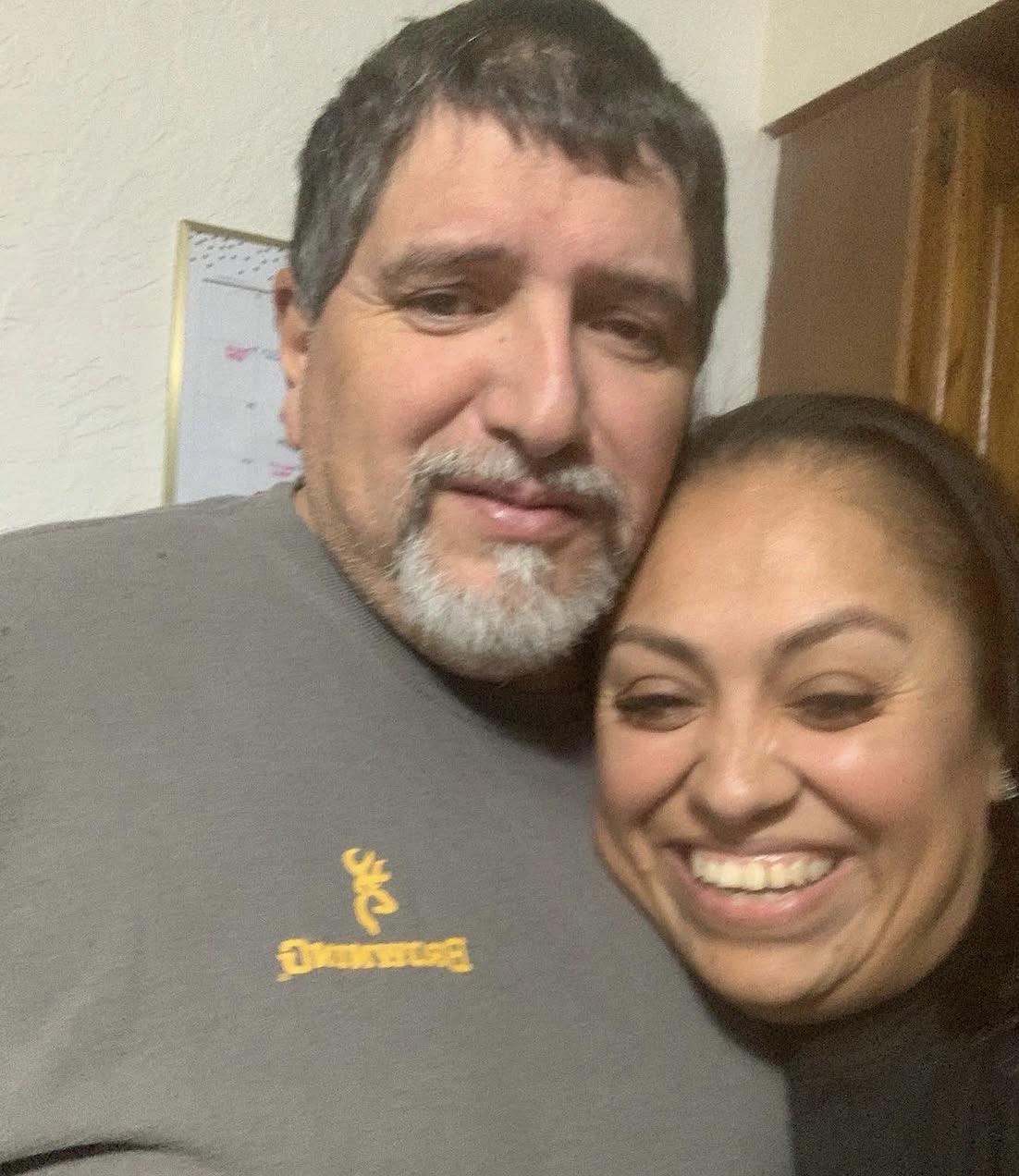 A man and woman taking a selfie