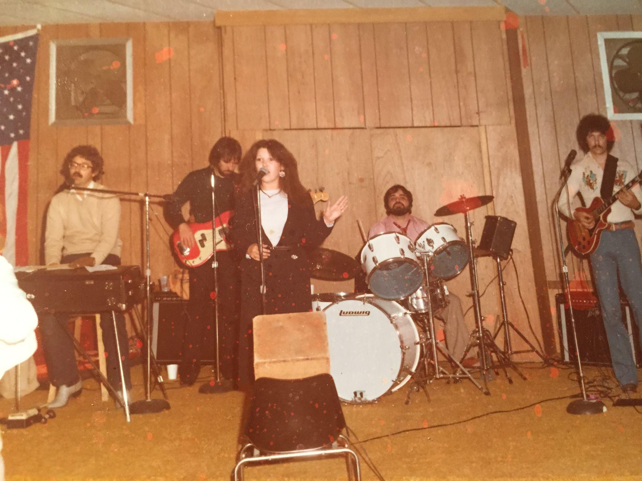 A group of people playing instruments