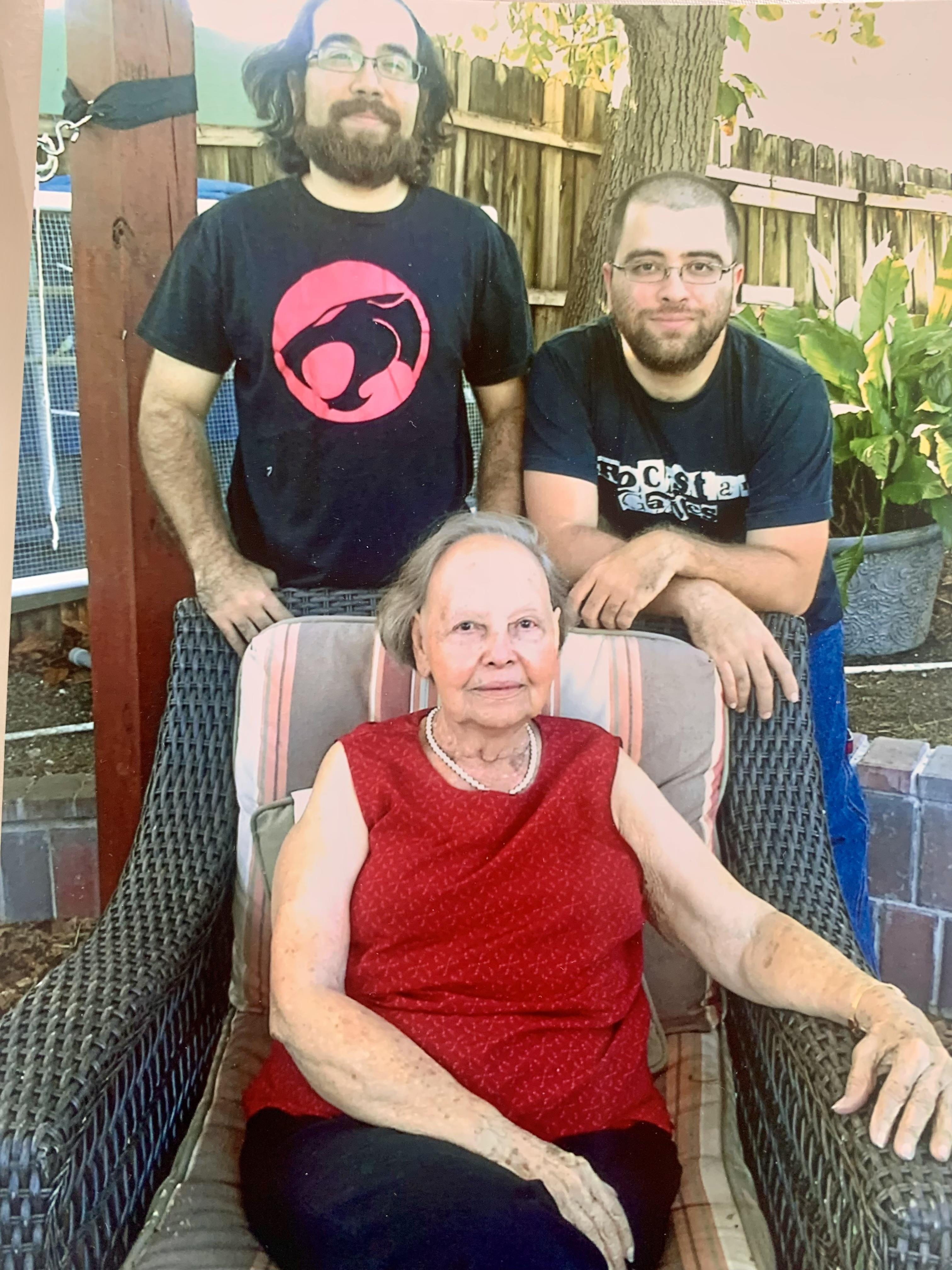 A group of people posing for a photo