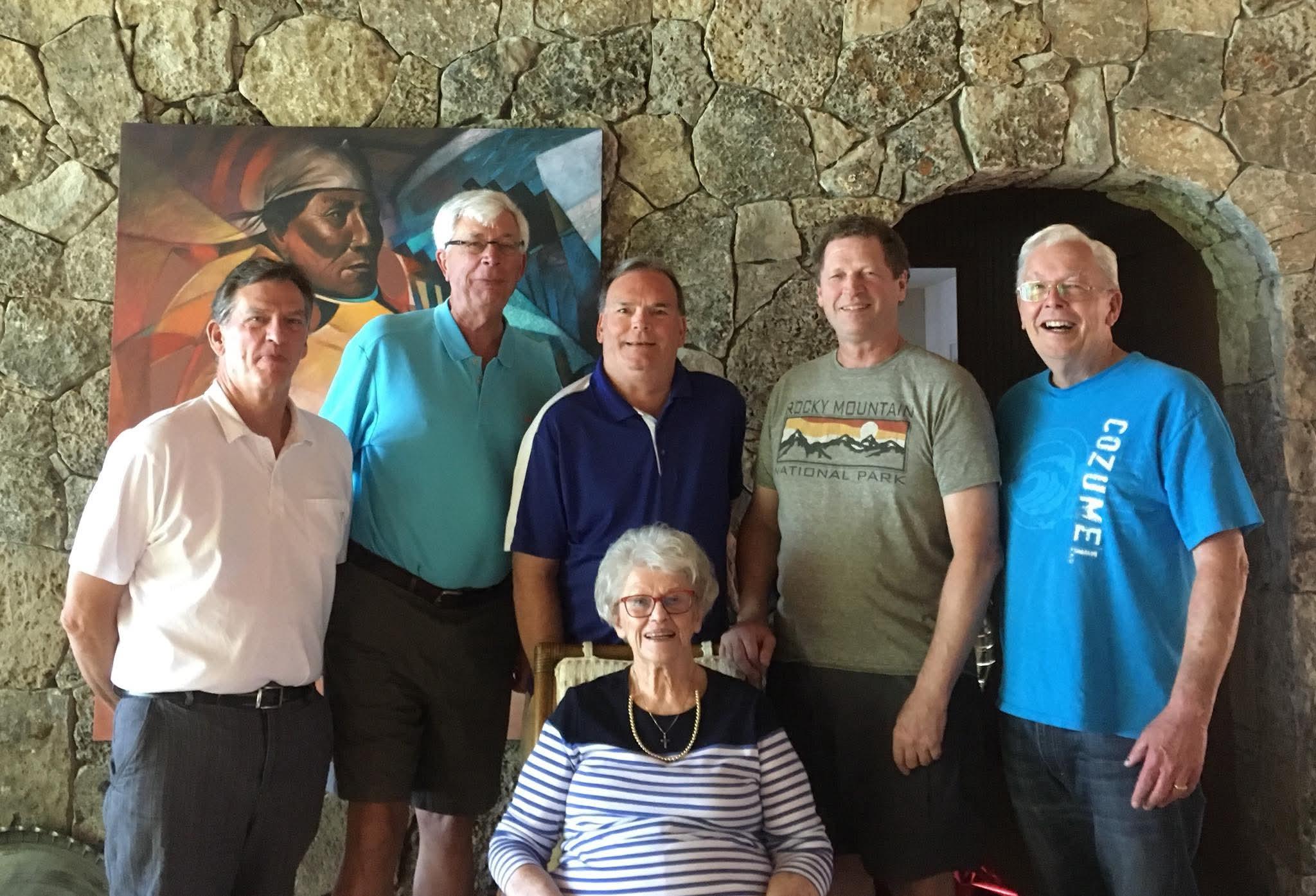 A group of people posing for a photo