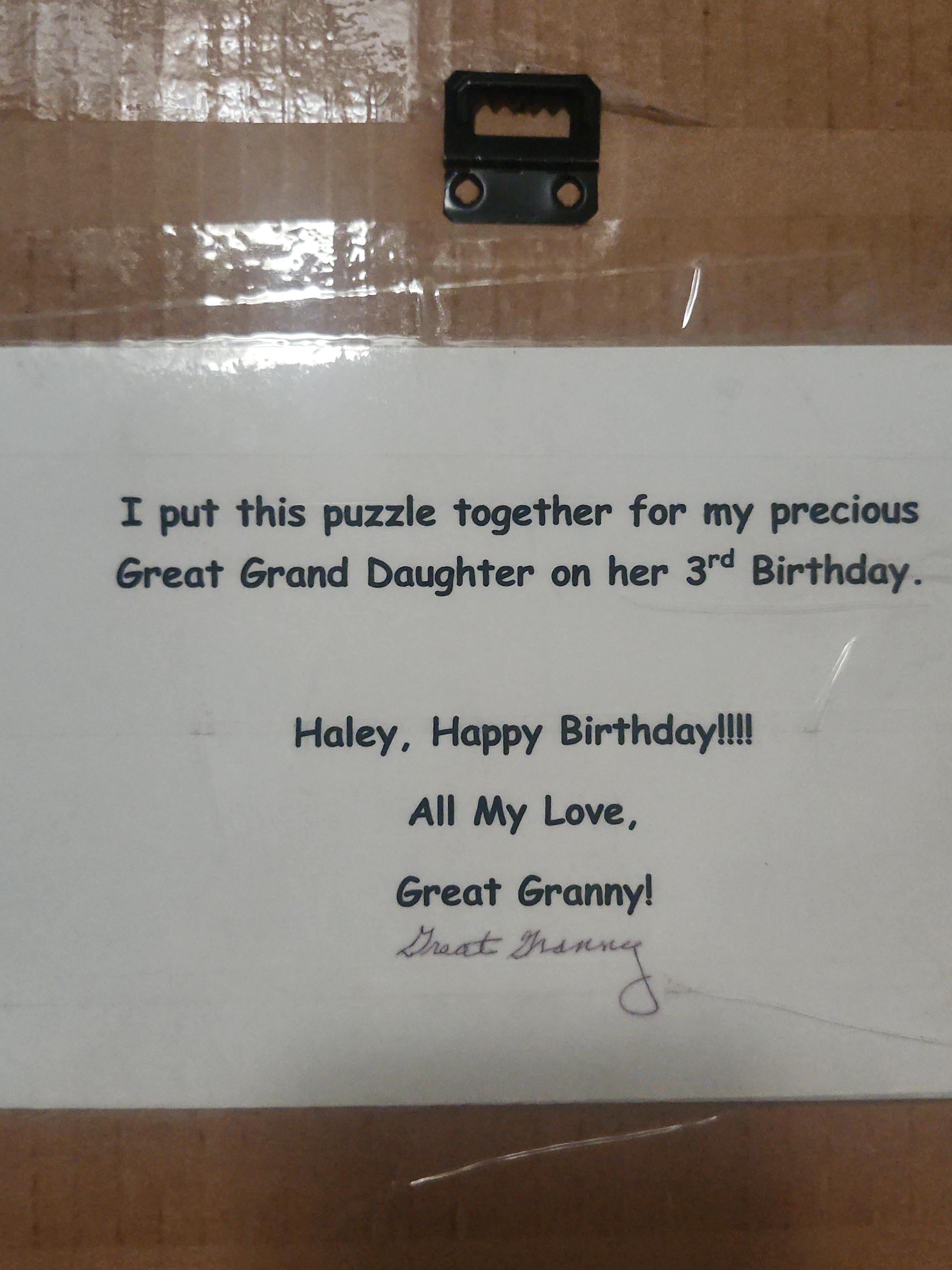 A piece of paper with writing on it