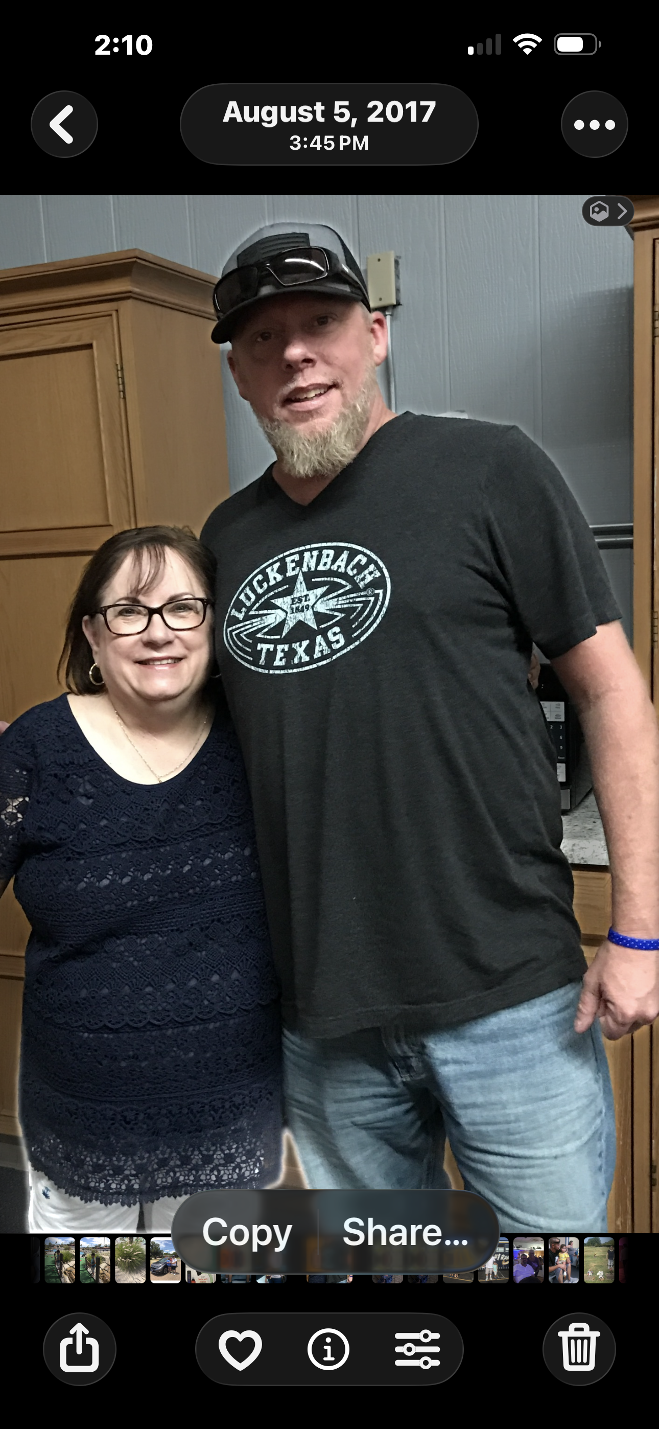 A man and woman standing together