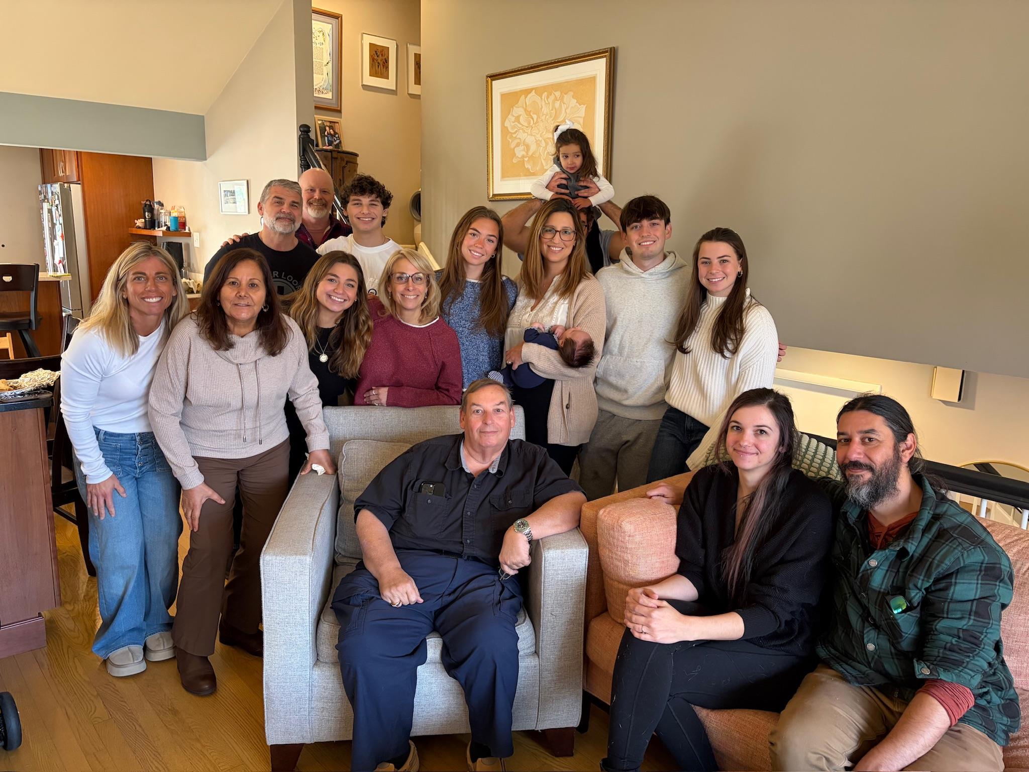 A group of people posing for a photo