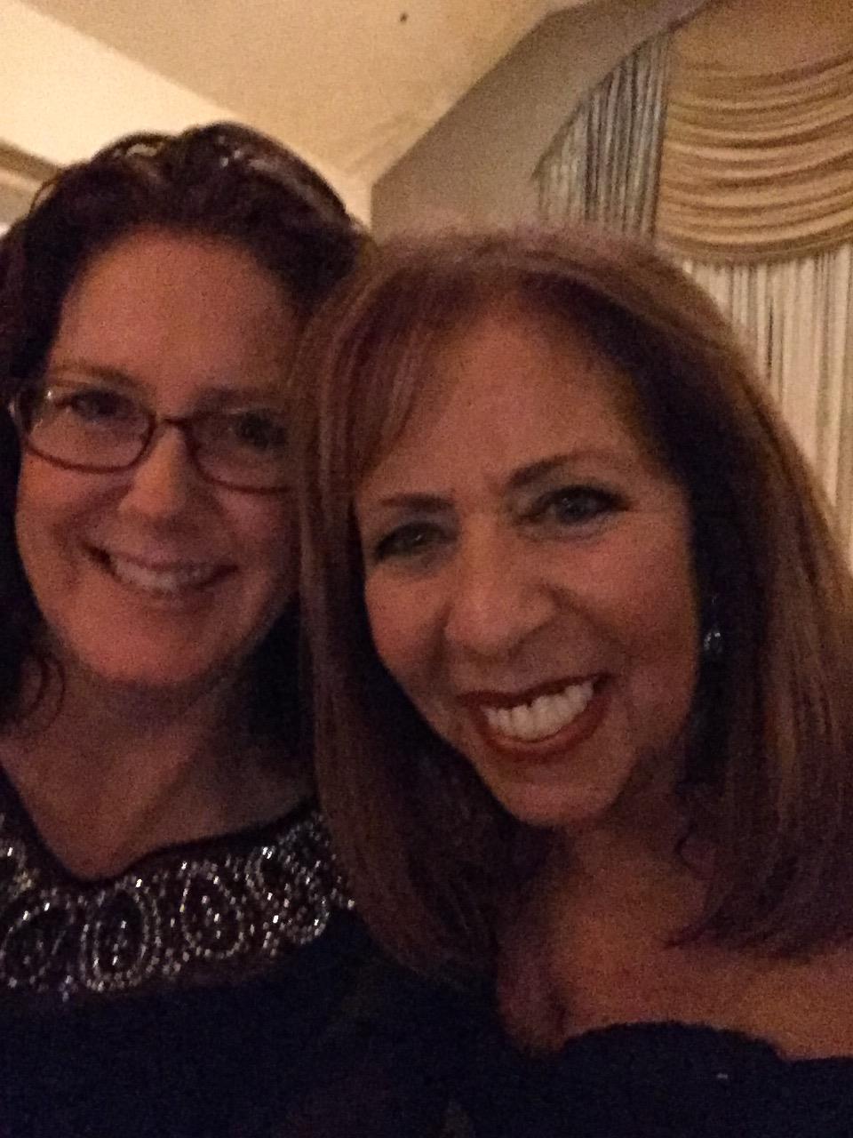 Two women taking a selfie