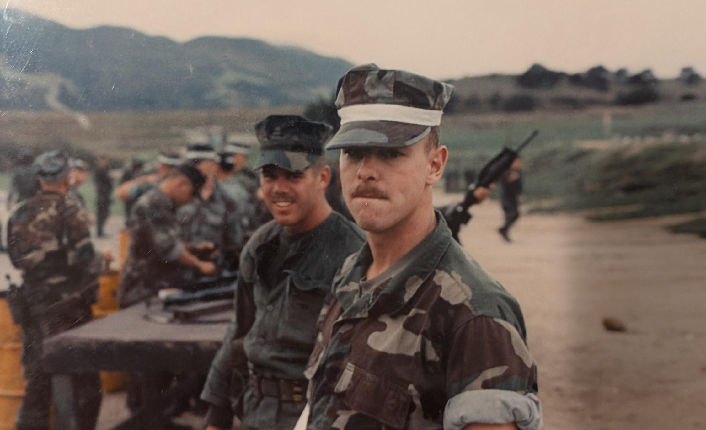 A group of men in military uniforms