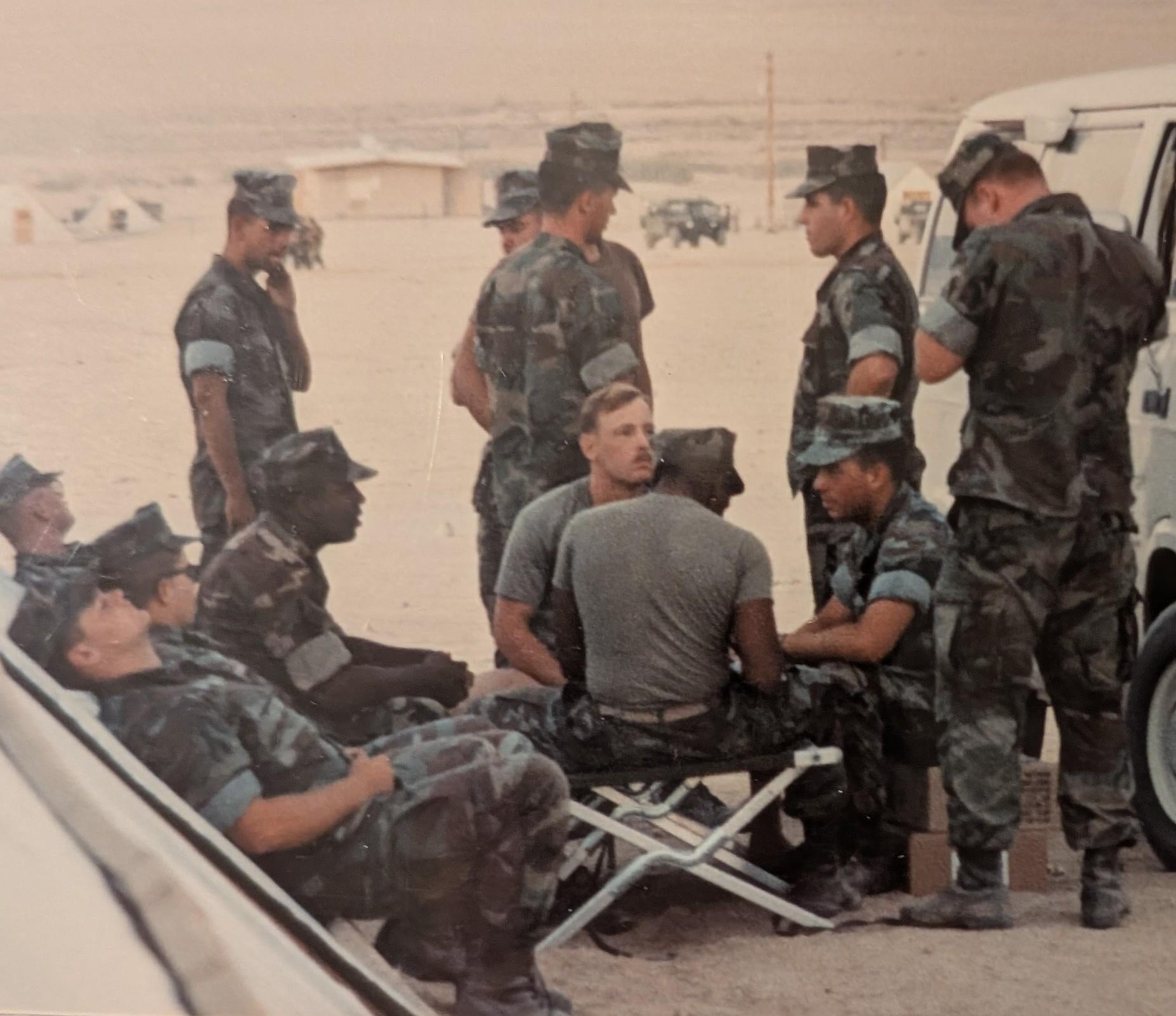 A group of soldiers in uniform