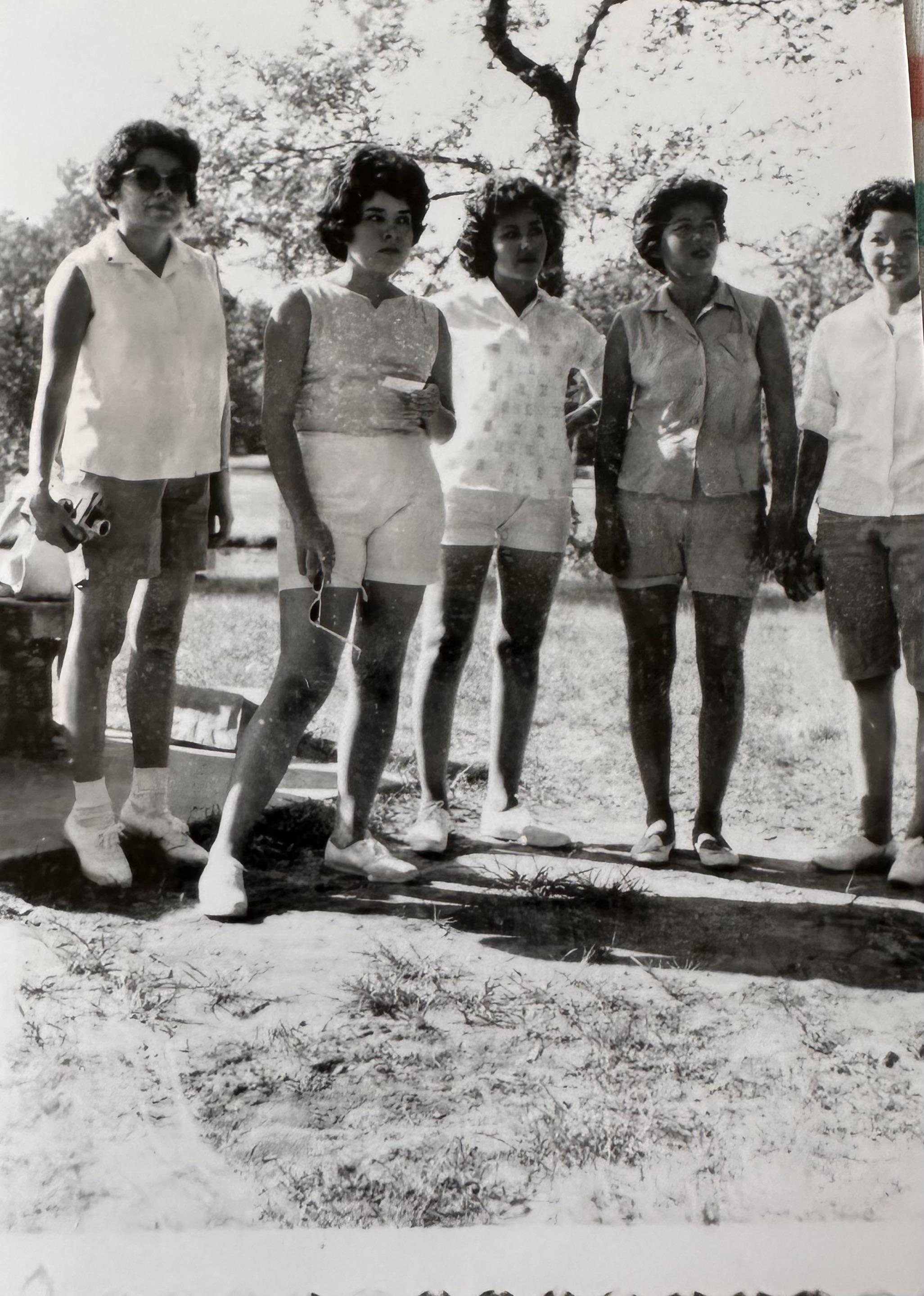A group of women standing together