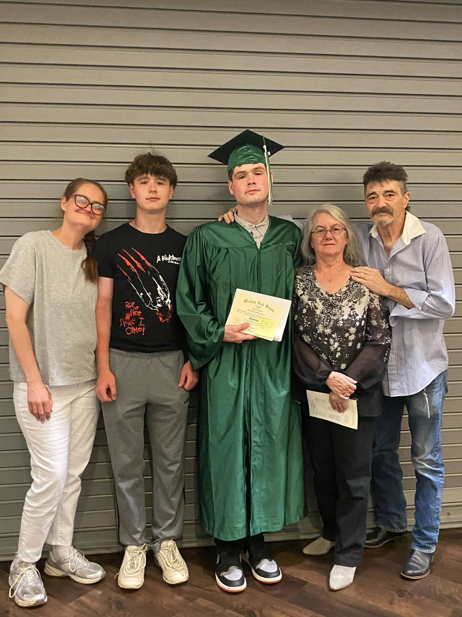 A group of people posing for a photo