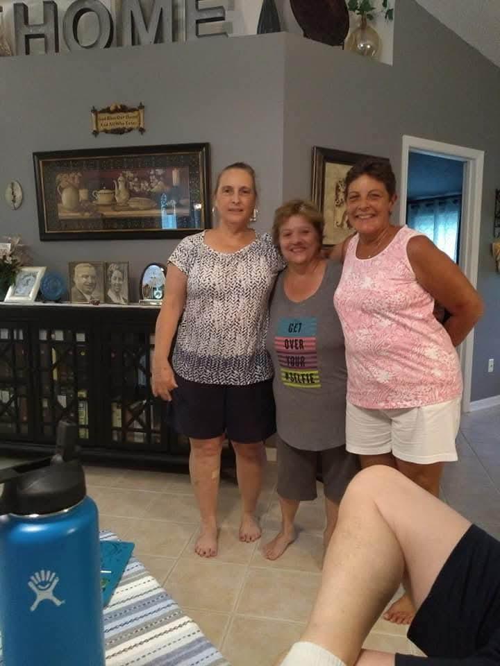 A group of women posing for a picture