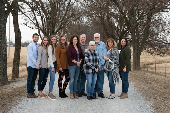 A group of people posing for a photo