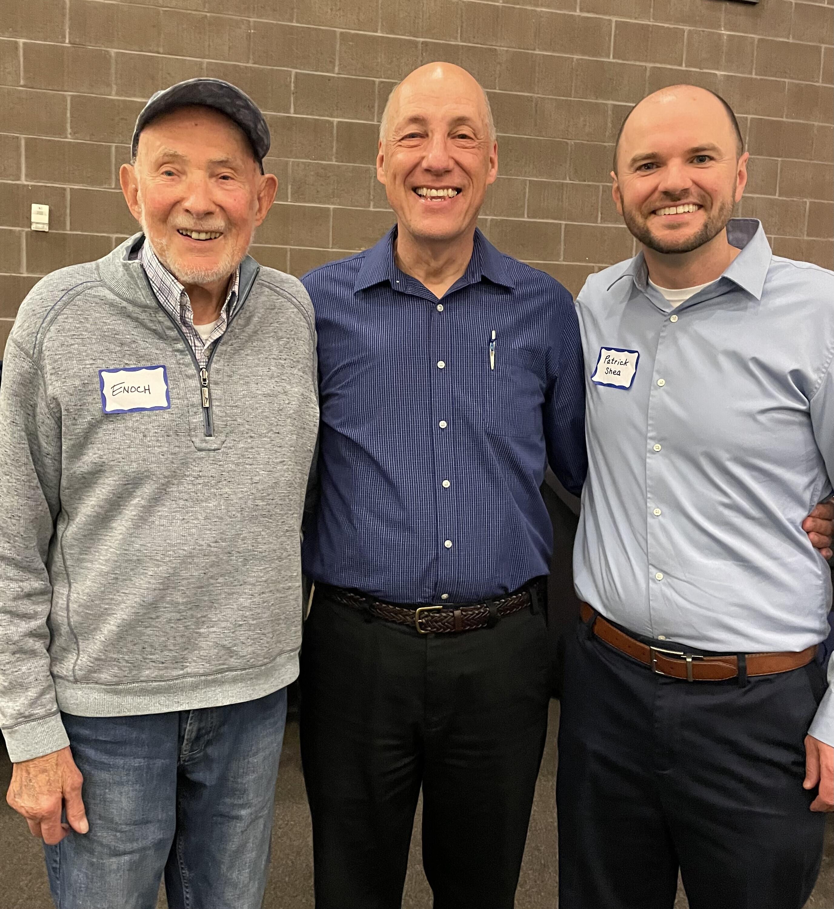 A group of men standing together