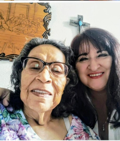 Two women taking a selfie