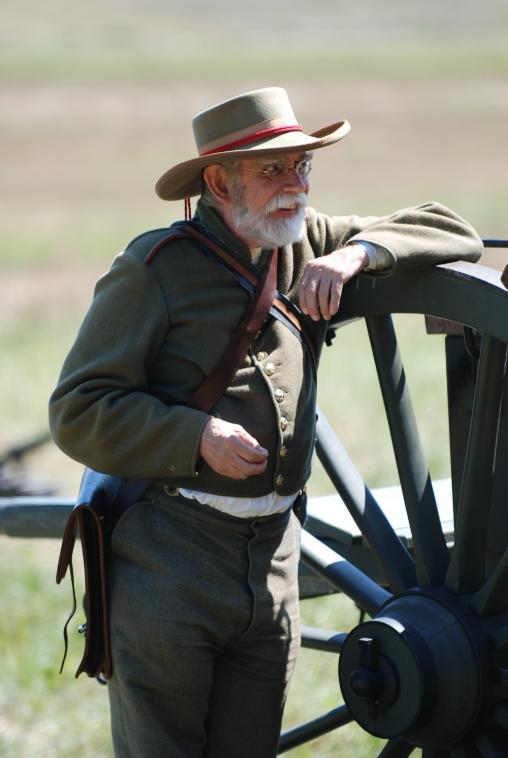 A man in a military uniform